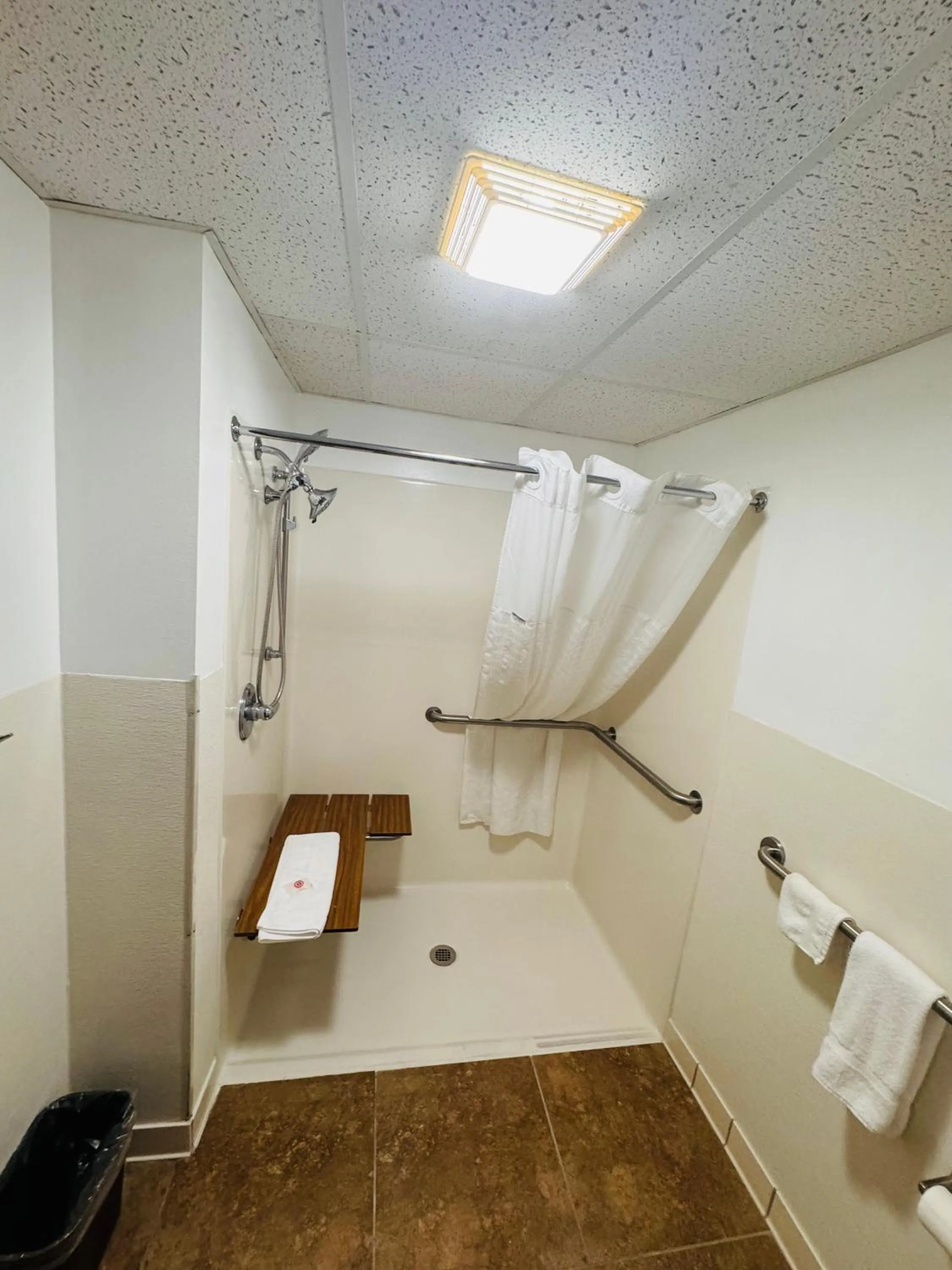 Shower in Forest City Inn