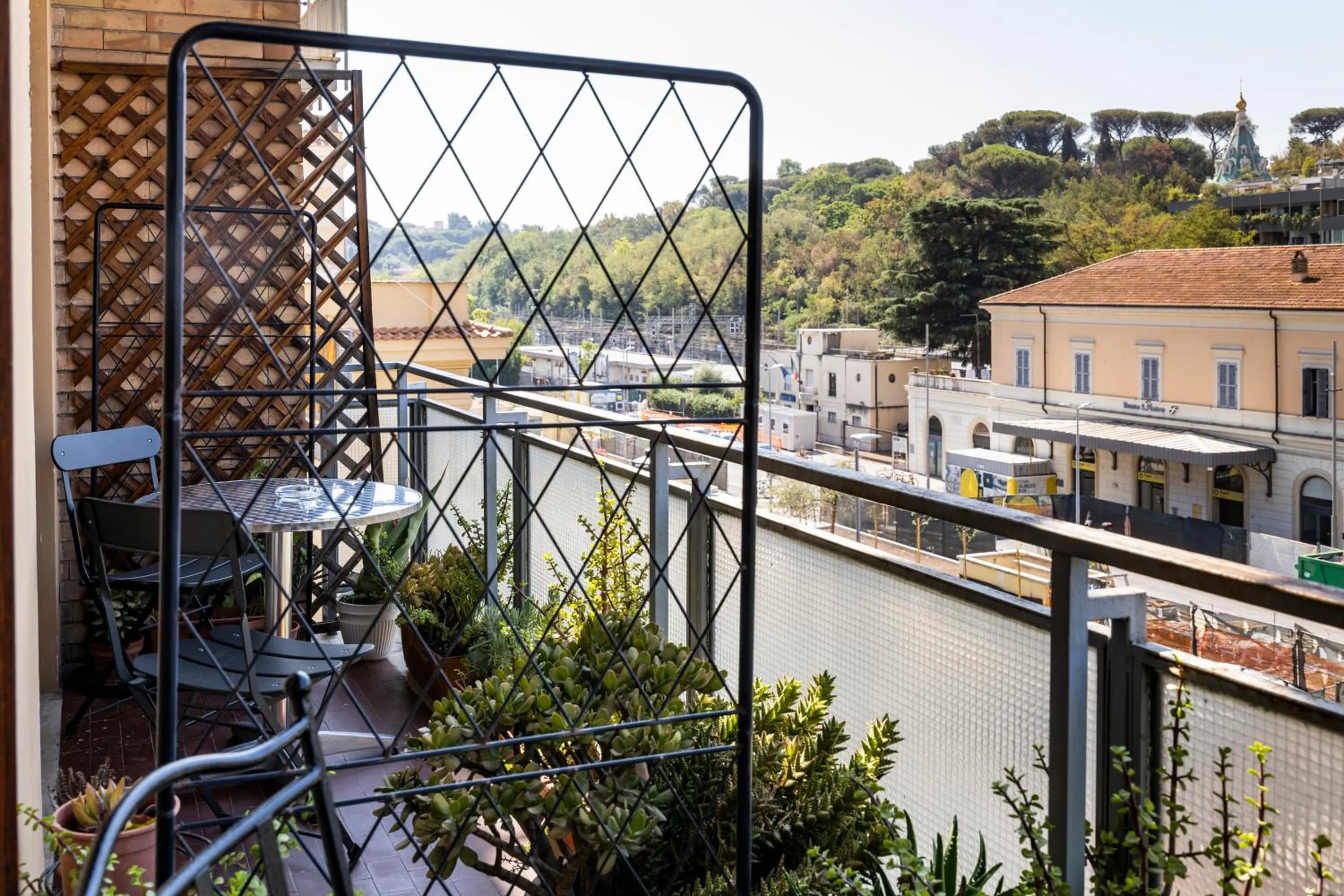 Balcony/Terrace in Bed and Breakfast La Stazione Del Vaticano