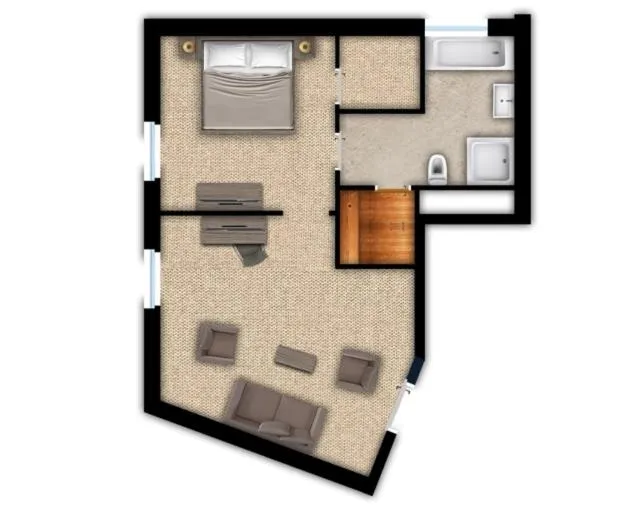 Floor plan in Konsumhotel Dorotheenhof Weimar
