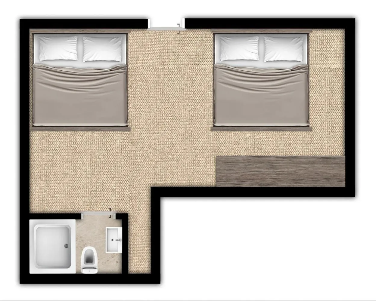 Floor plan in Konsumhotel Dorotheenhof Weimar