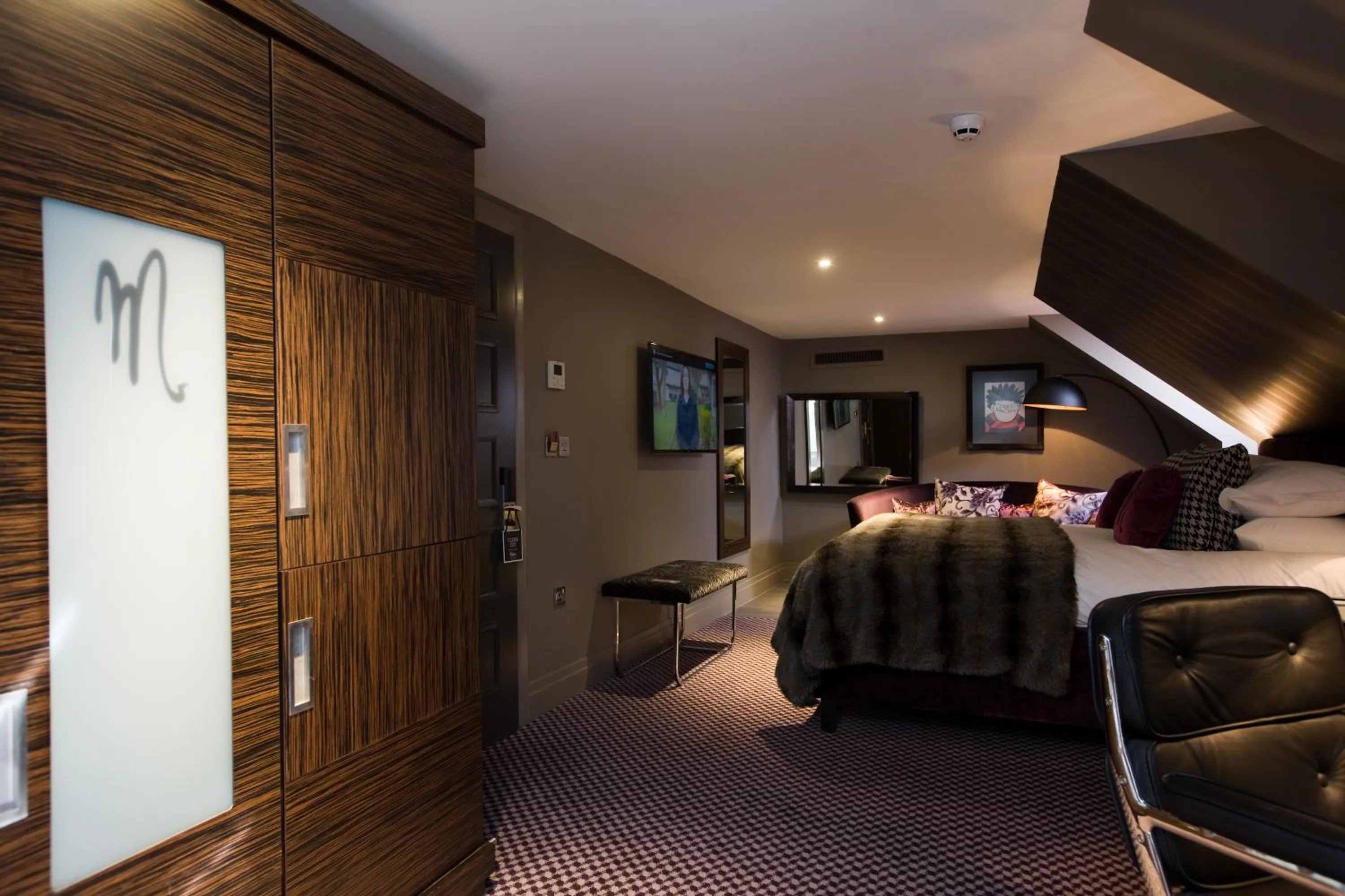 Bedroom, Bed in Malmaison Dundee