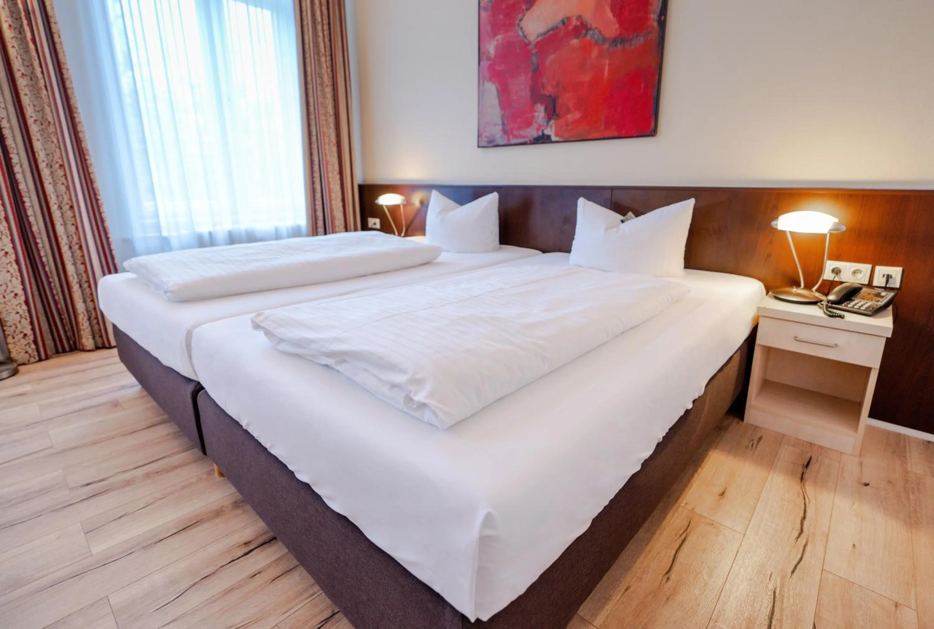 Bed in Hotel Tiergarten Berlin