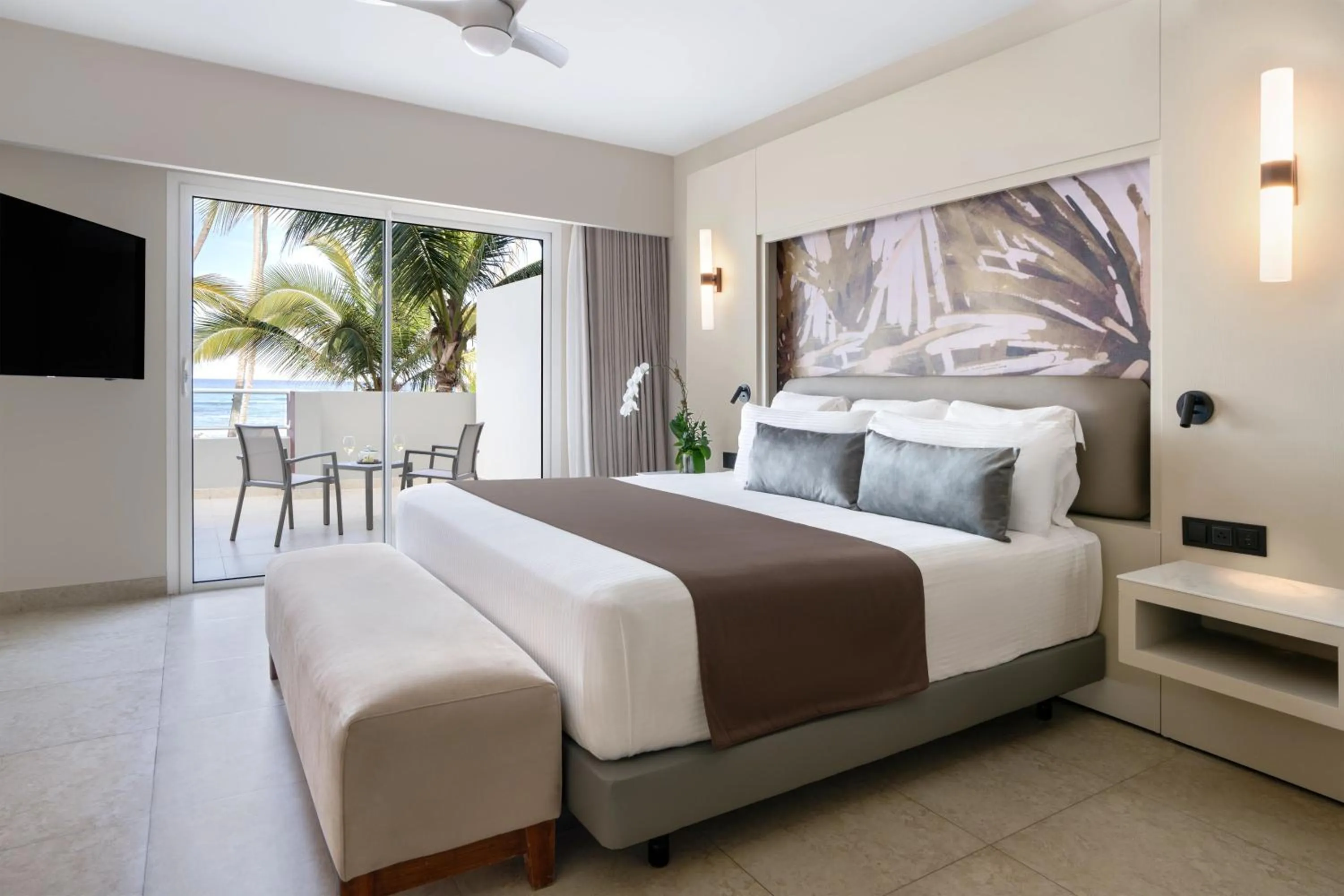 Bed in Breathless Punta Cana Resort & Spa - Adults Only - All Inclusive