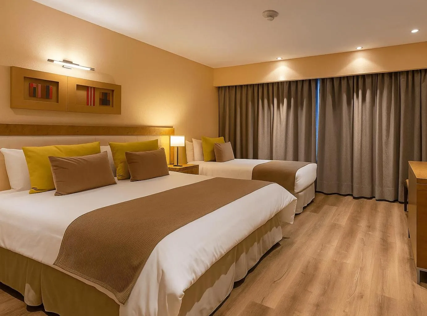 Bed in Fueguino Hotel