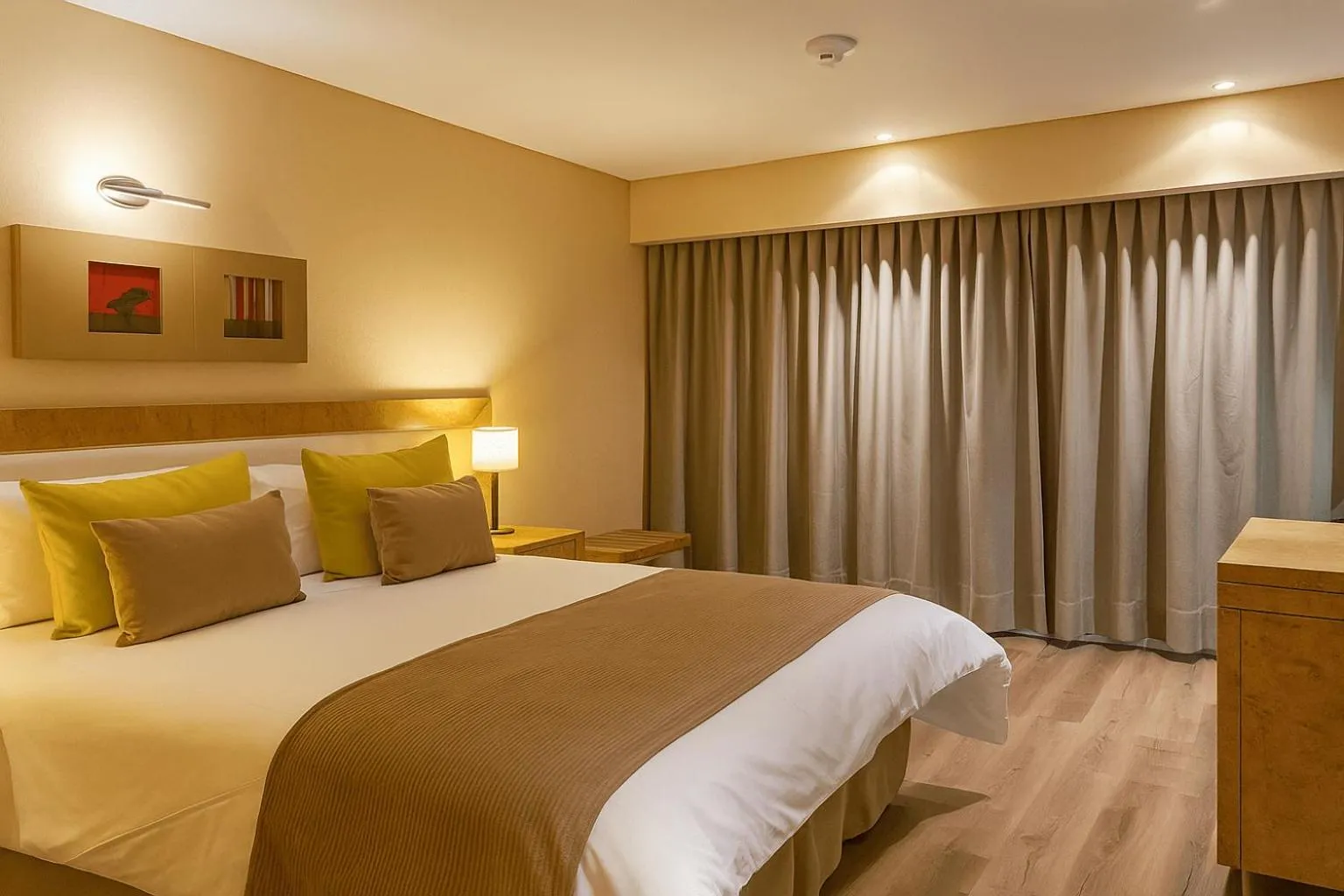 Bed in Fueguino Hotel