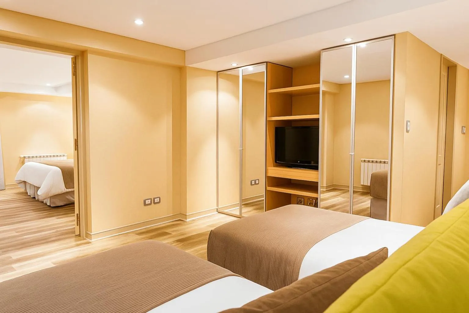 Bed in Fueguino Hotel