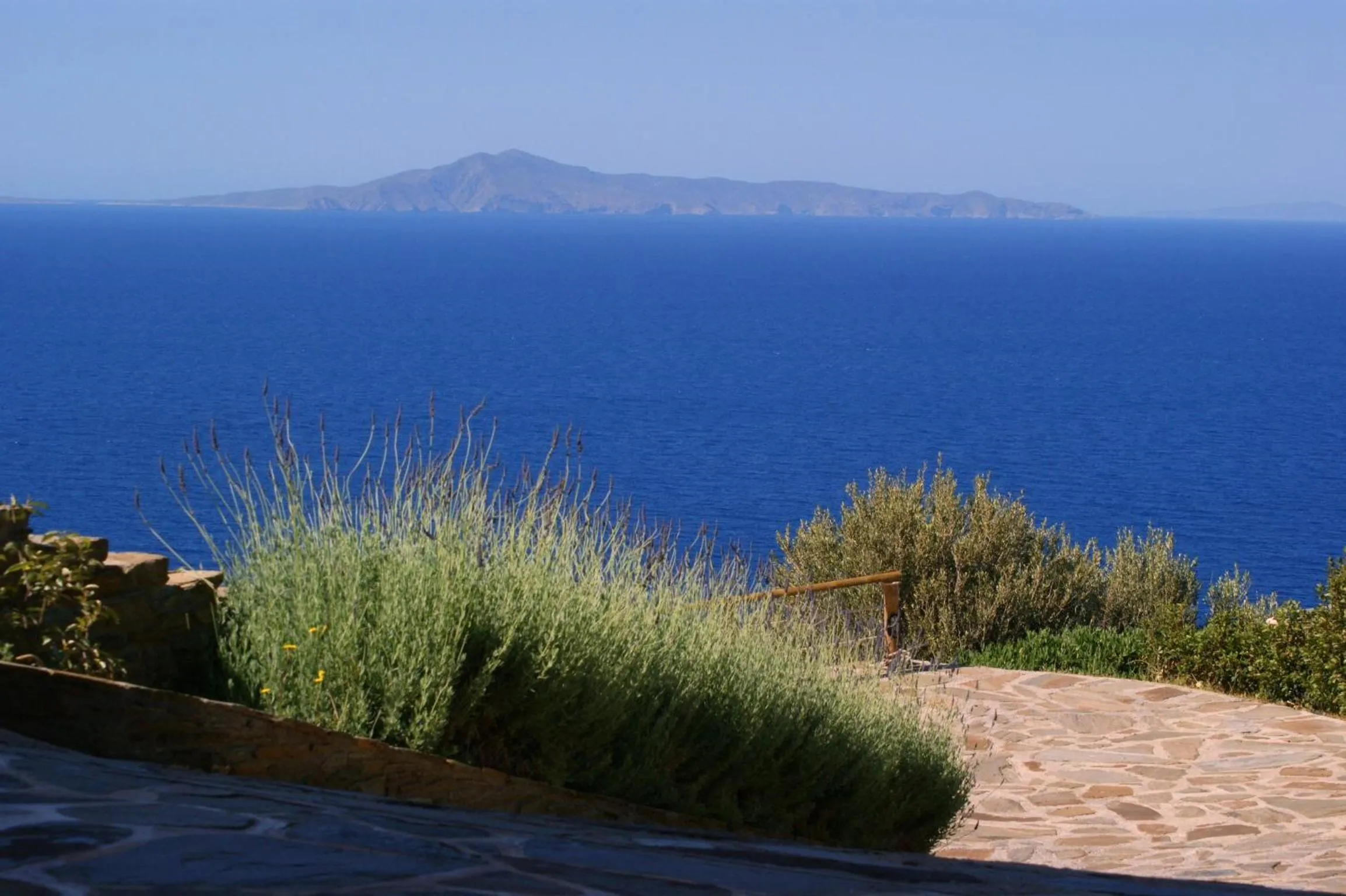 Sea view in Aegean Castle Andros – Adults Only