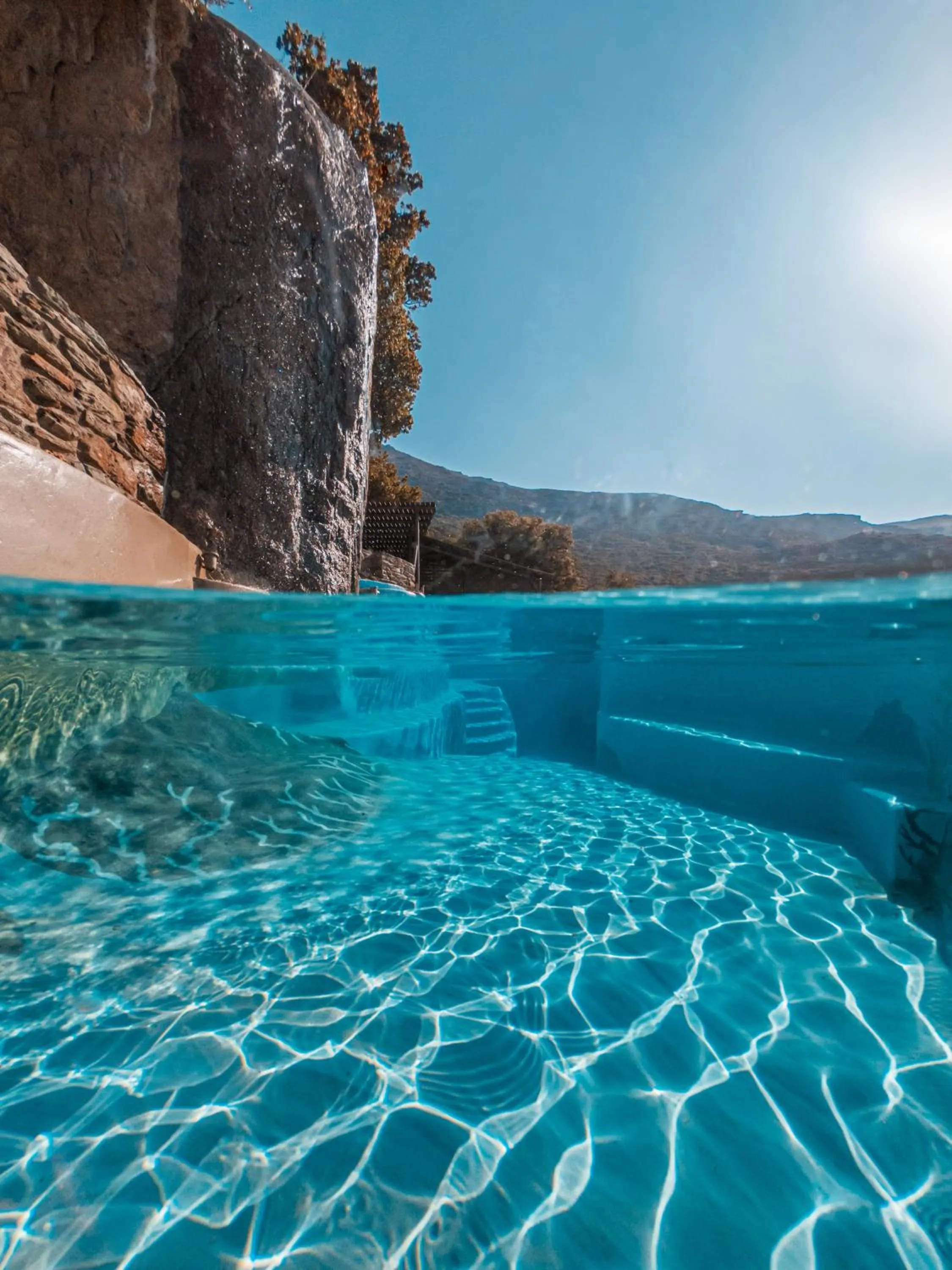 Swimming pool in Aegean Castle Andros – Adults Only
