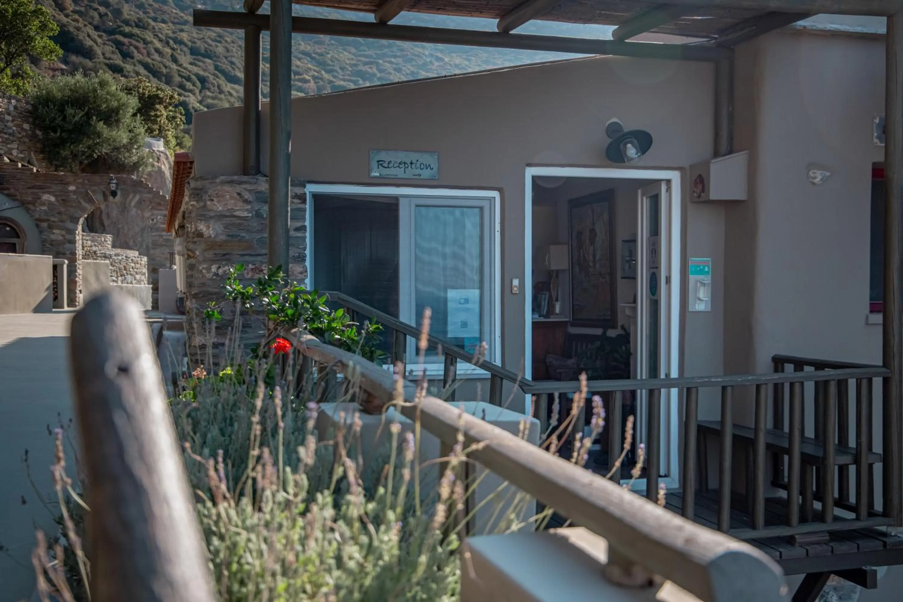 Facade/entrance in Aegean Castle Andros – Adults Only