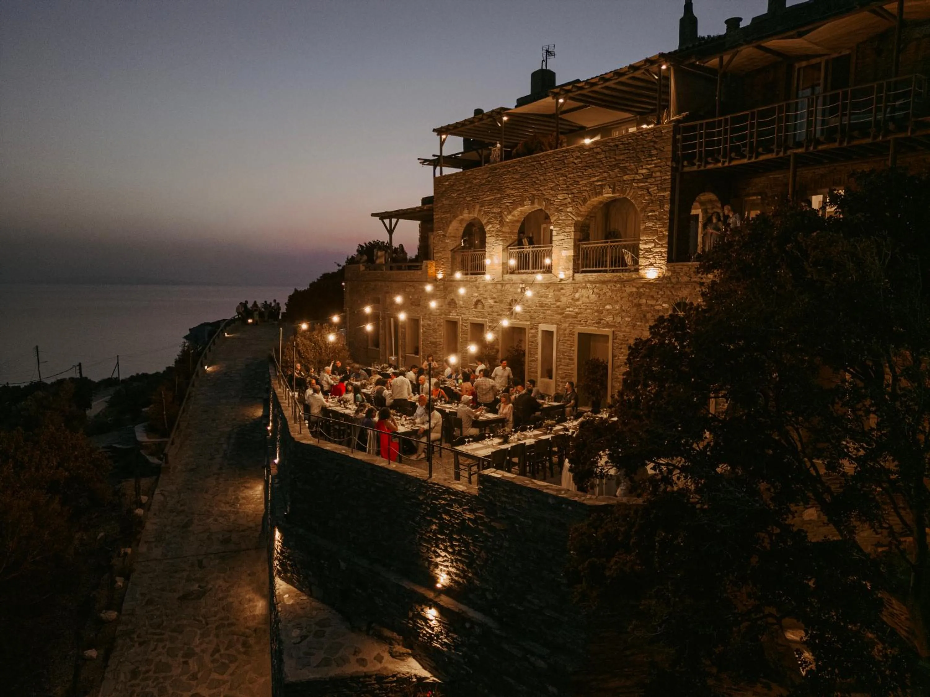 Property building in Aegean Castle Andros – Adults Only