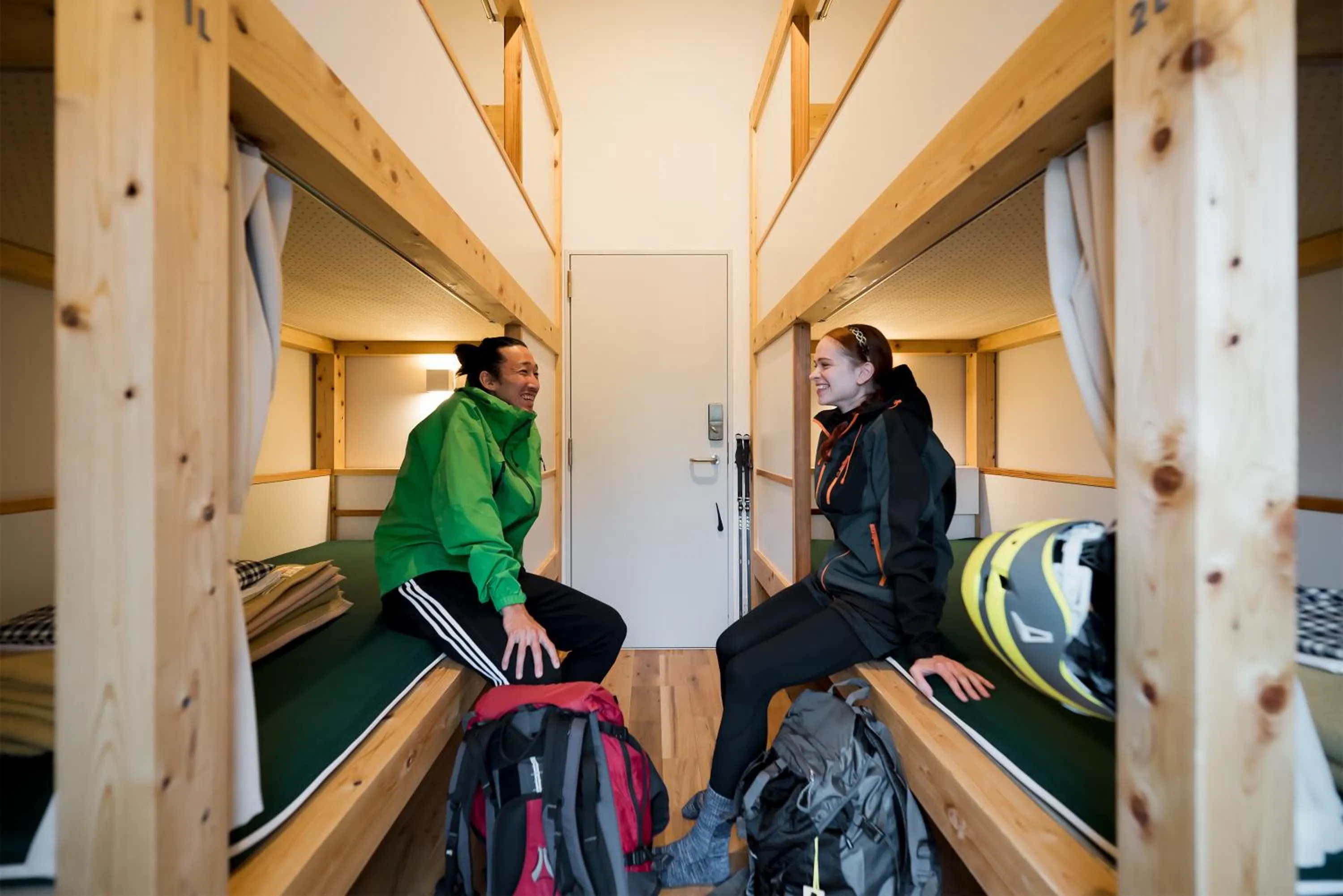 bunk bed in Mt.Takao Base Camp
