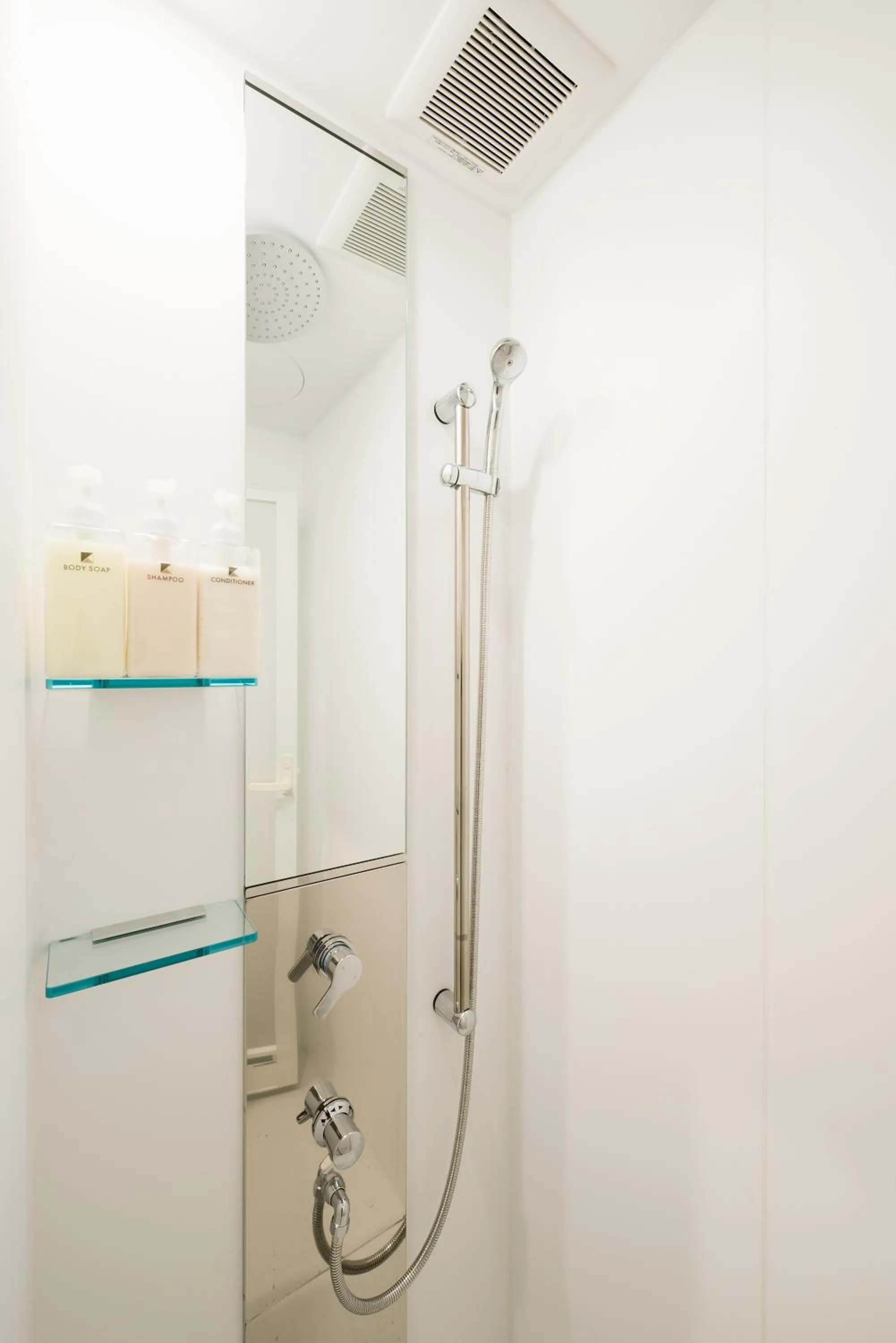 Shower in Mt.Takao Base Camp