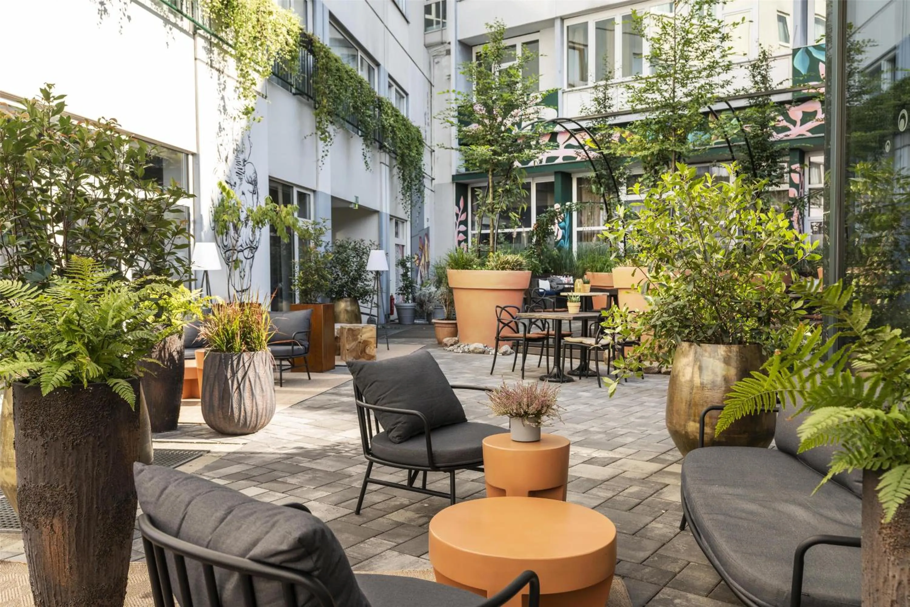 Patio in Hotel Berlin, Berlin, a member of Radisson Individuals