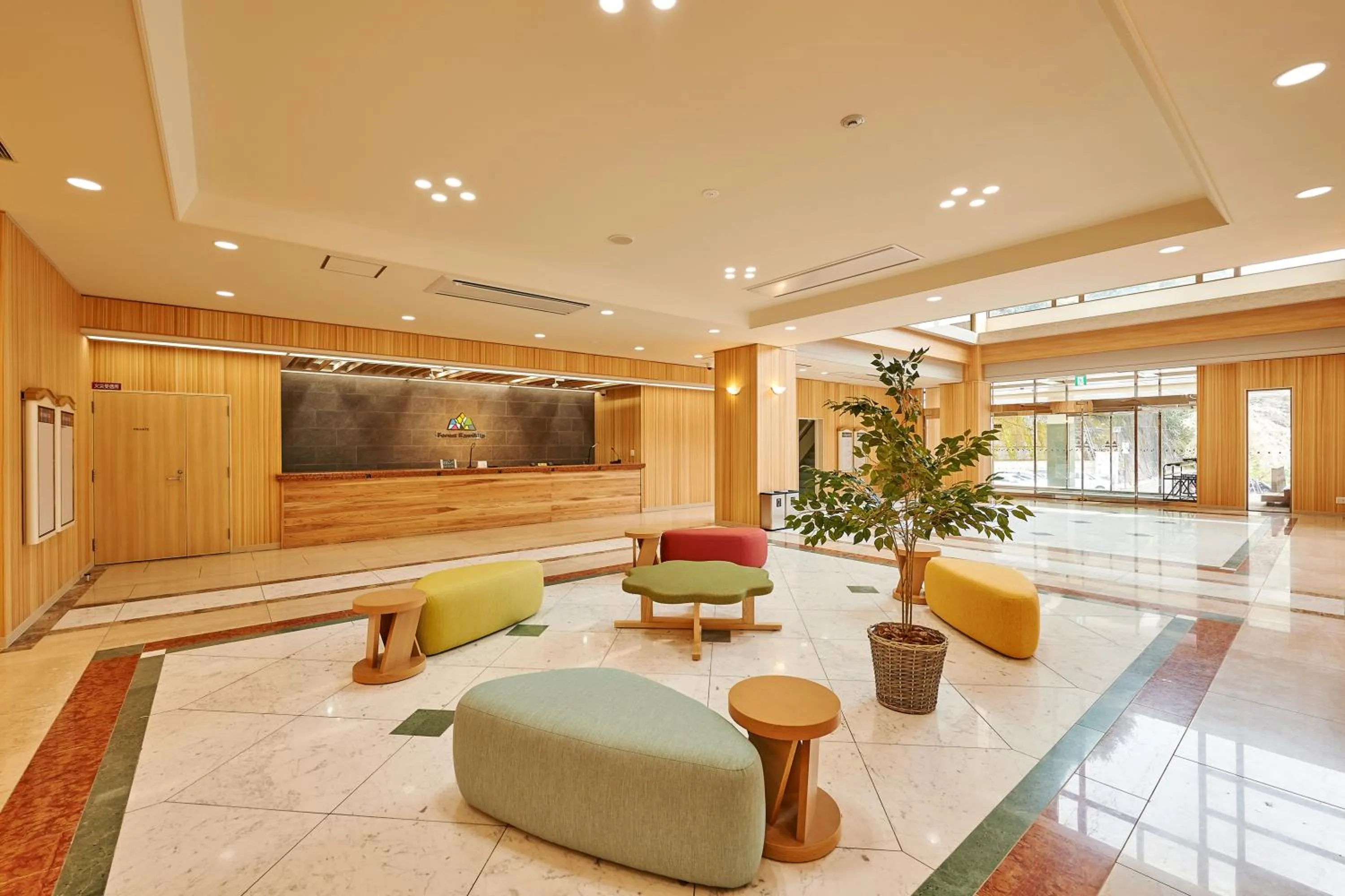 Lobby or reception in フォレストかみきた Forest Kamikita