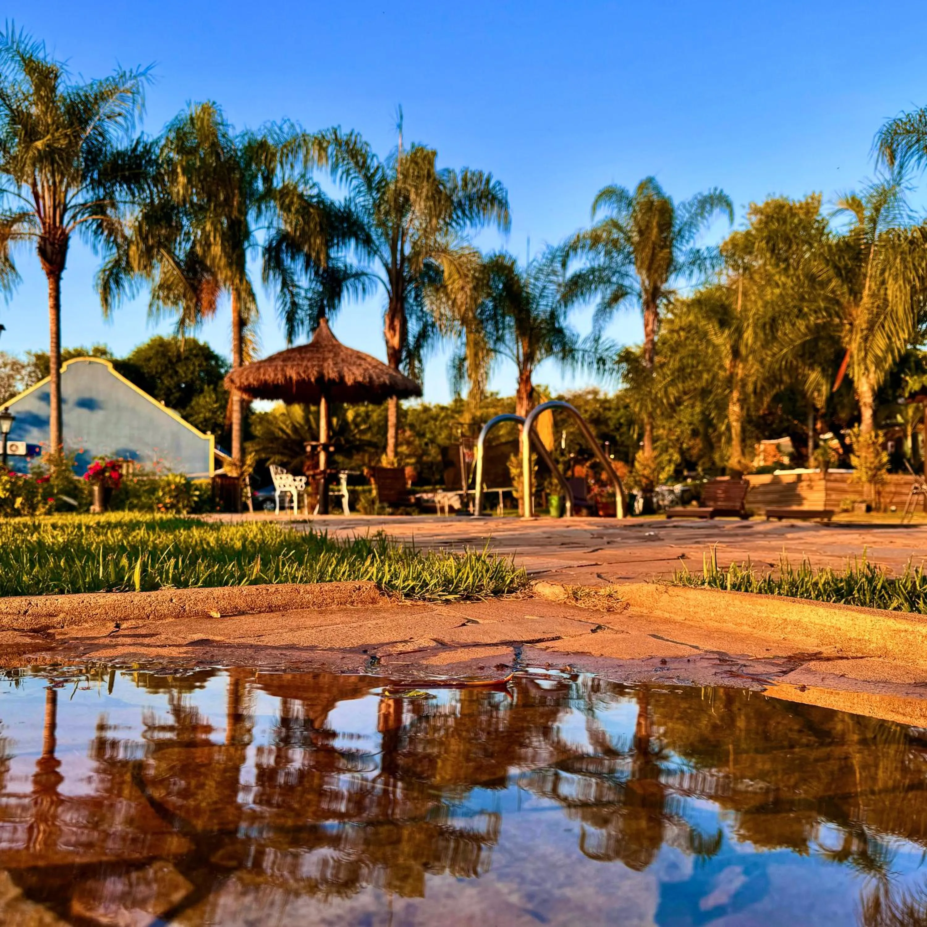 Pool view in Parque Hotel Holambra