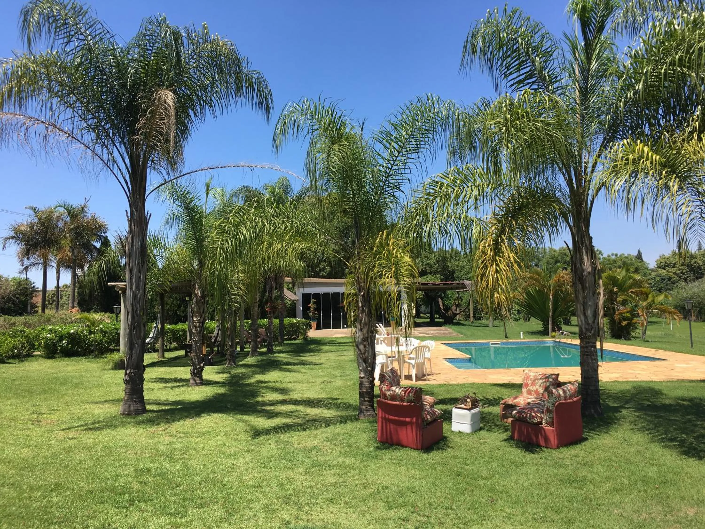 Pool view in Parque Hotel Holambra