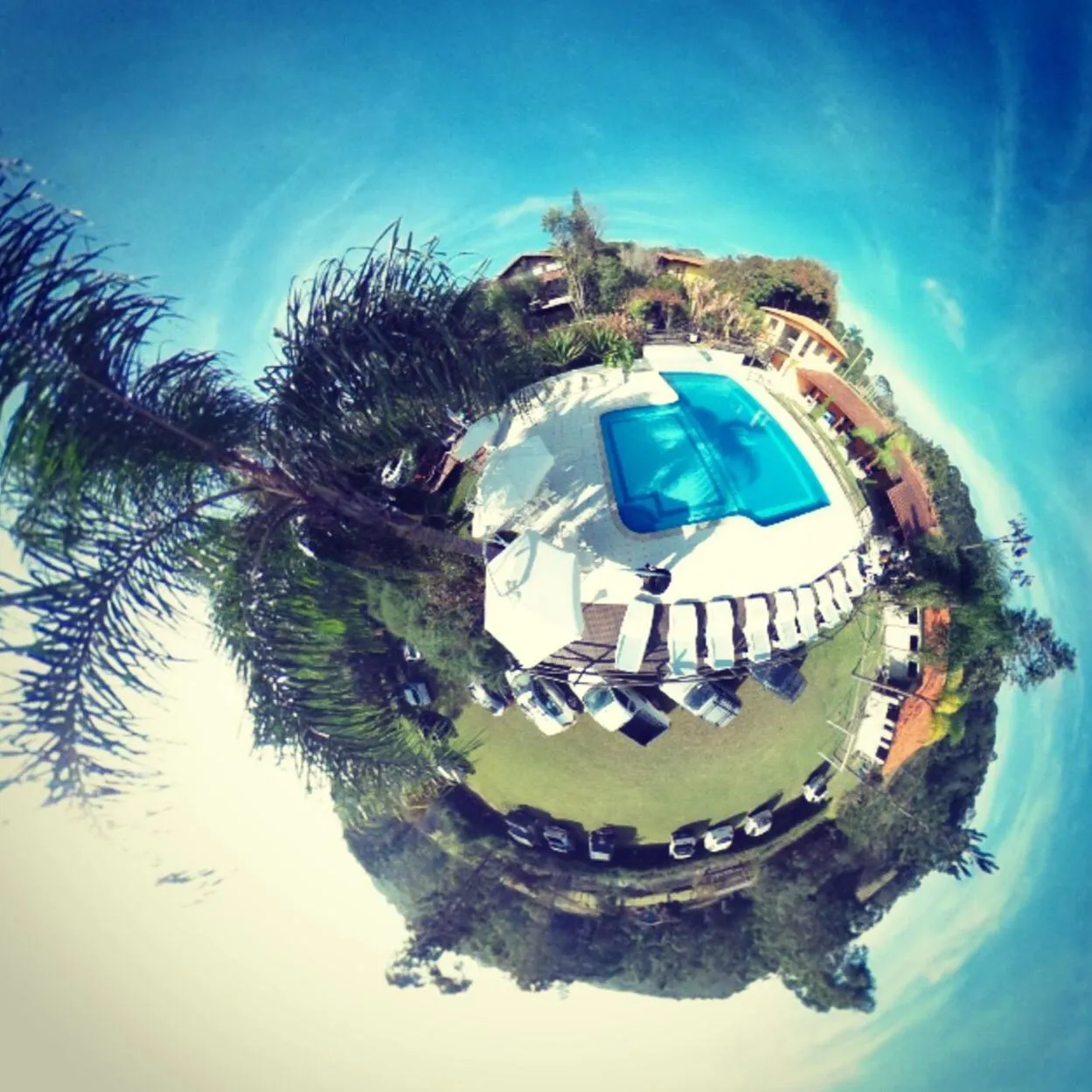 Bird's eye view in Pousada Bezerra