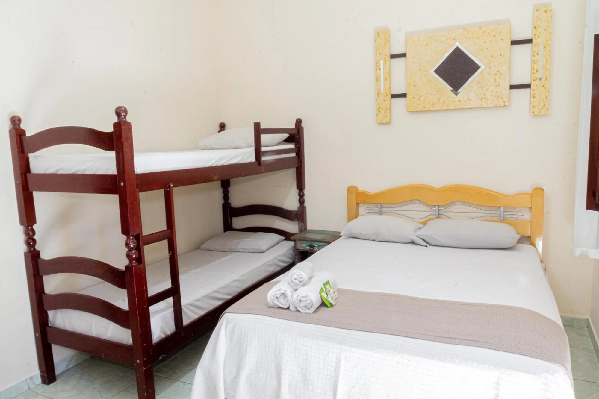 Bed in Pousada Bezerra