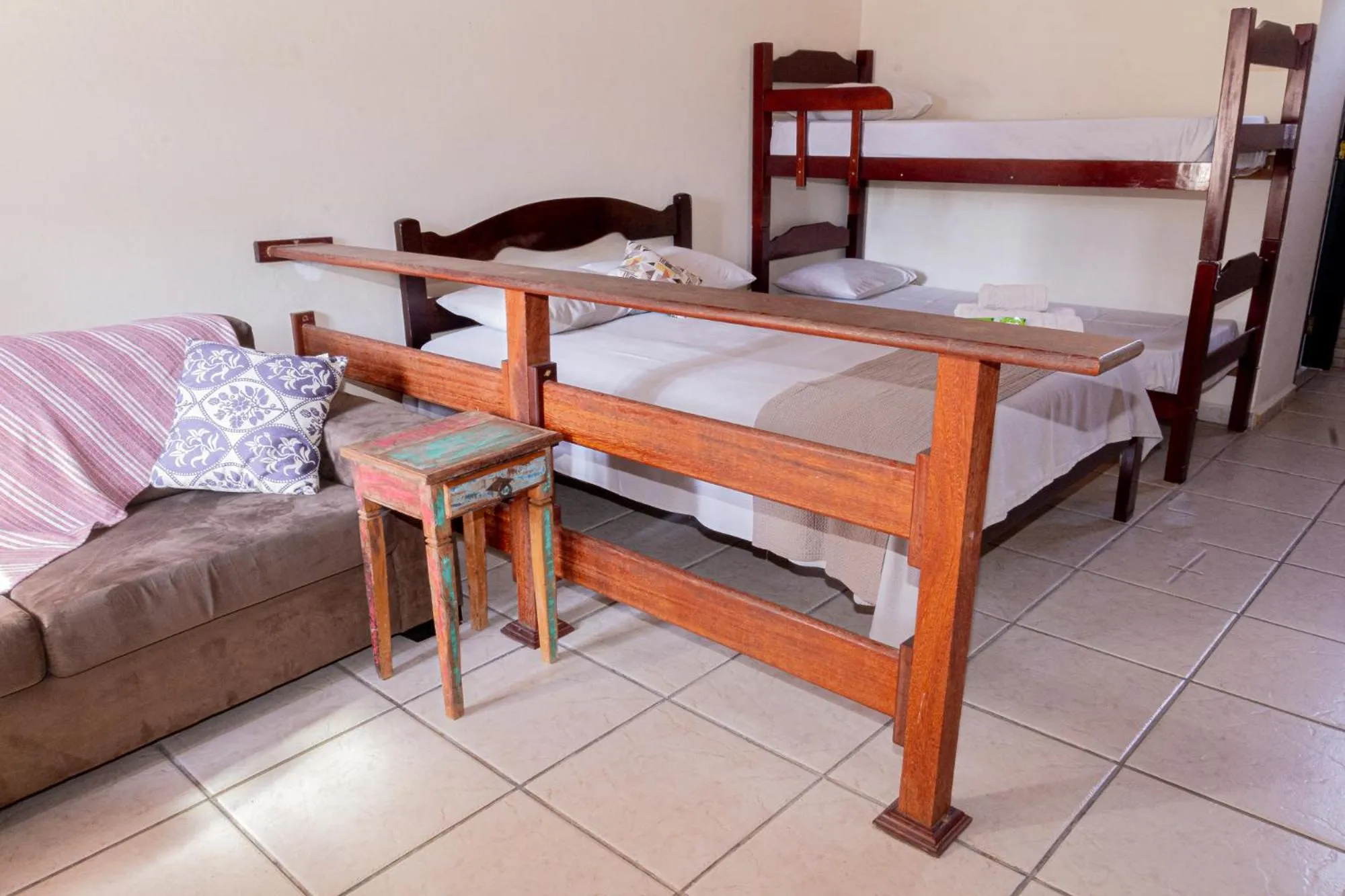 Bed in Pousada Bezerra