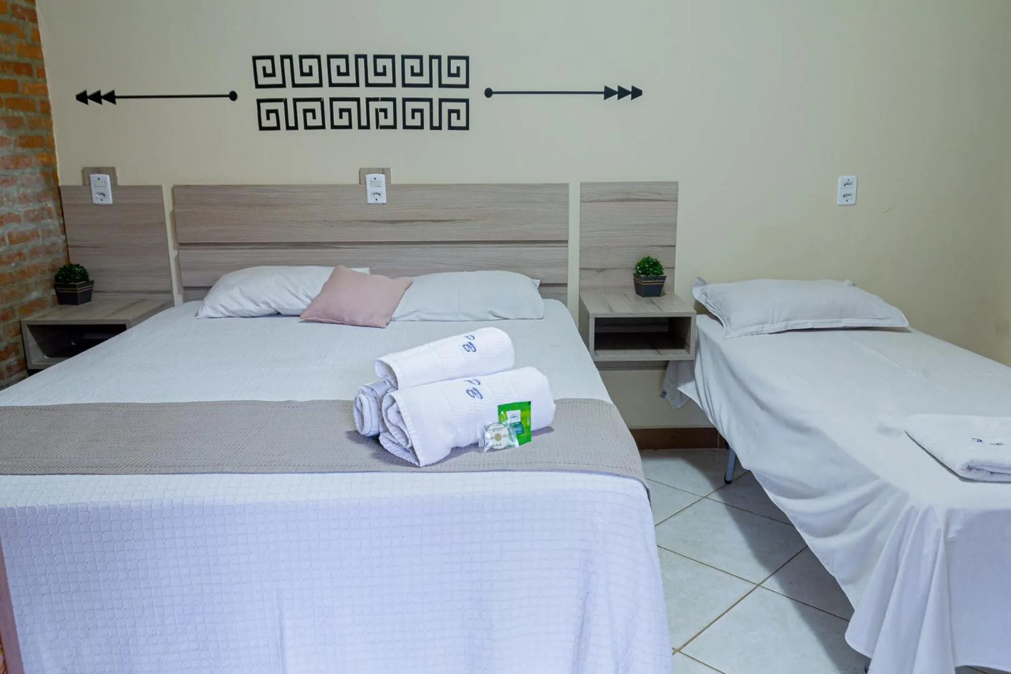 Bed in Pousada Bezerra