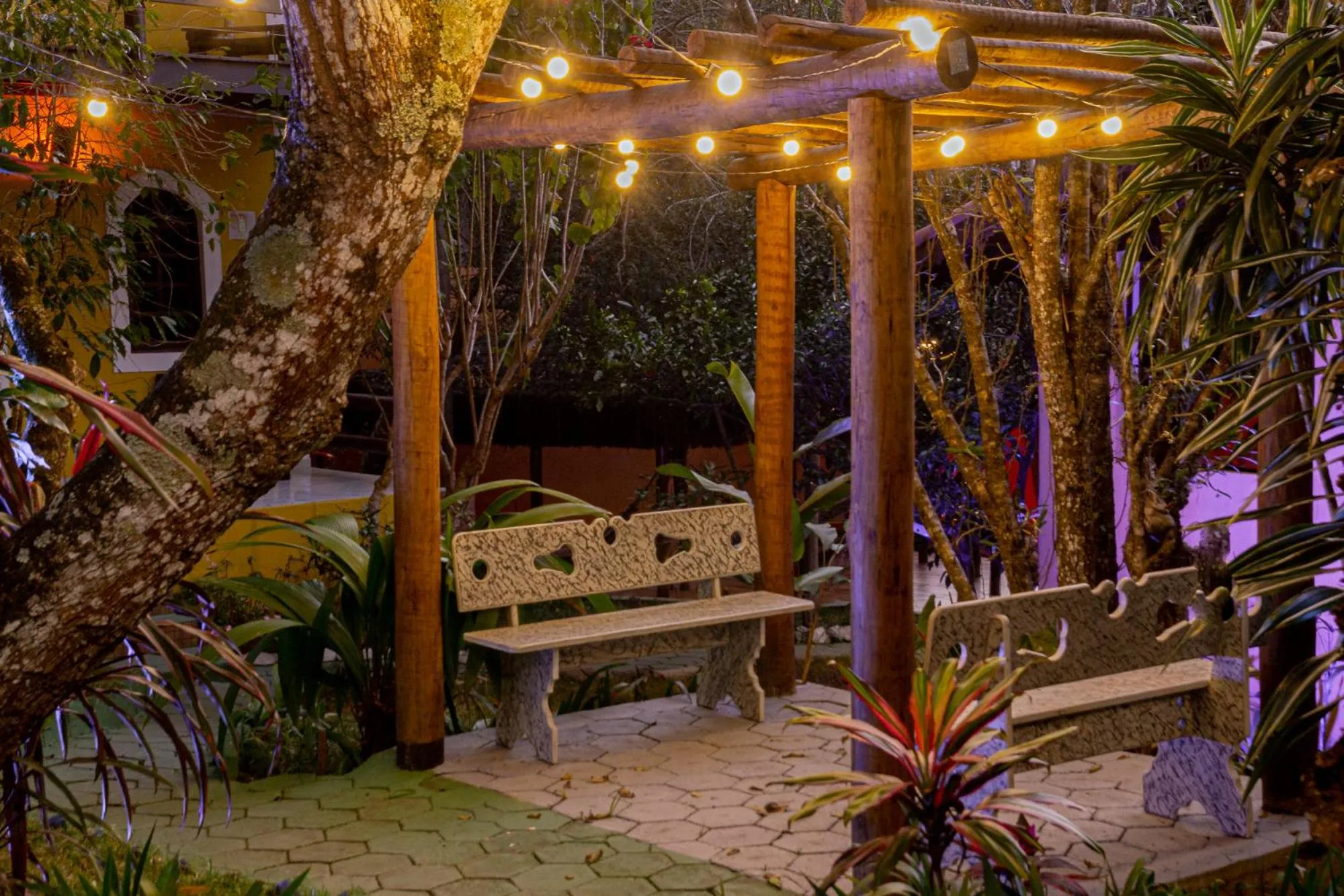 Garden in Pousada Bezerra