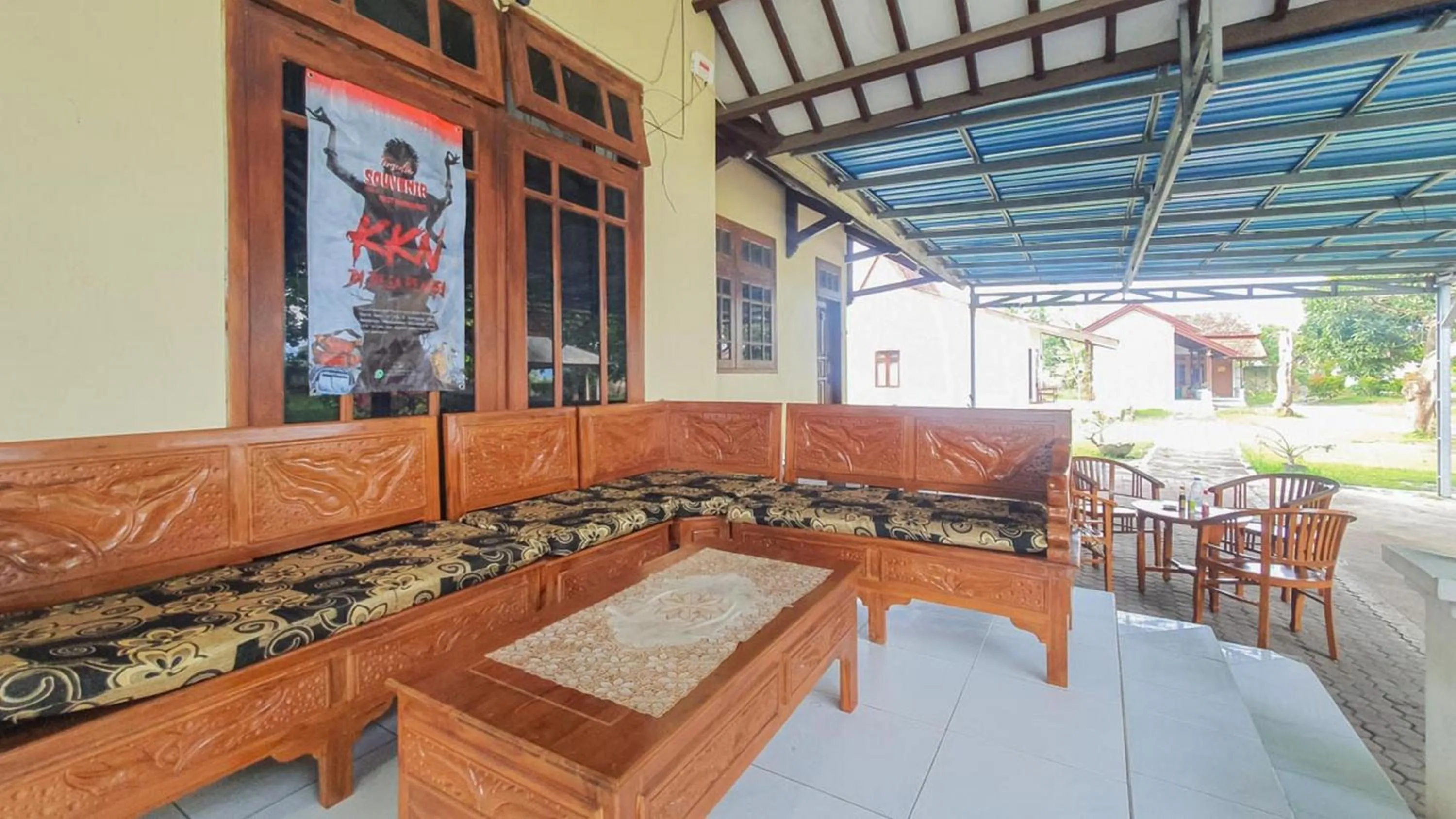 Seating area in Villa Pakis Residence Banyuwangi