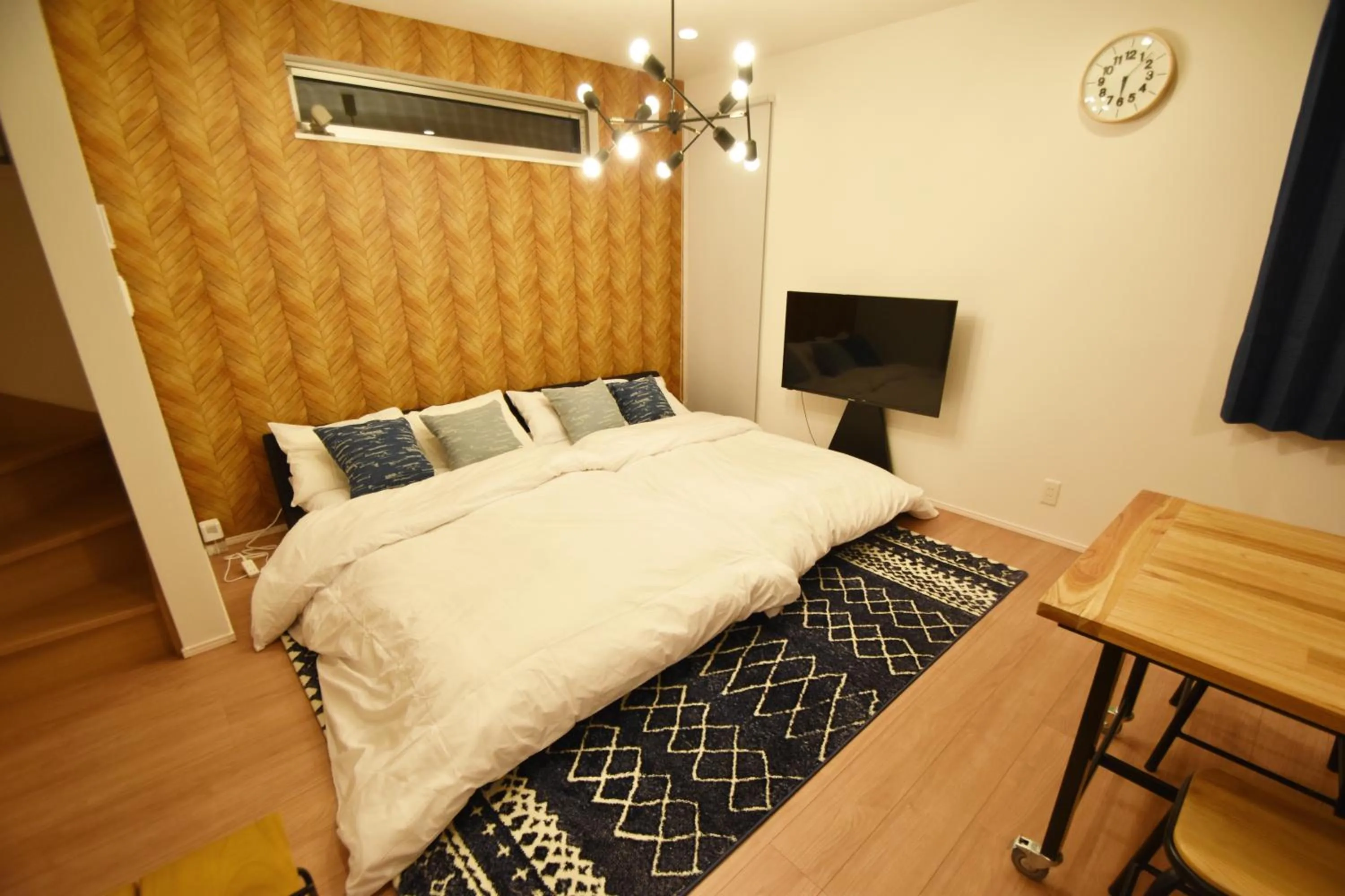 Bed in FINOA Residential Suite Asakusa/Oshiage Skytree