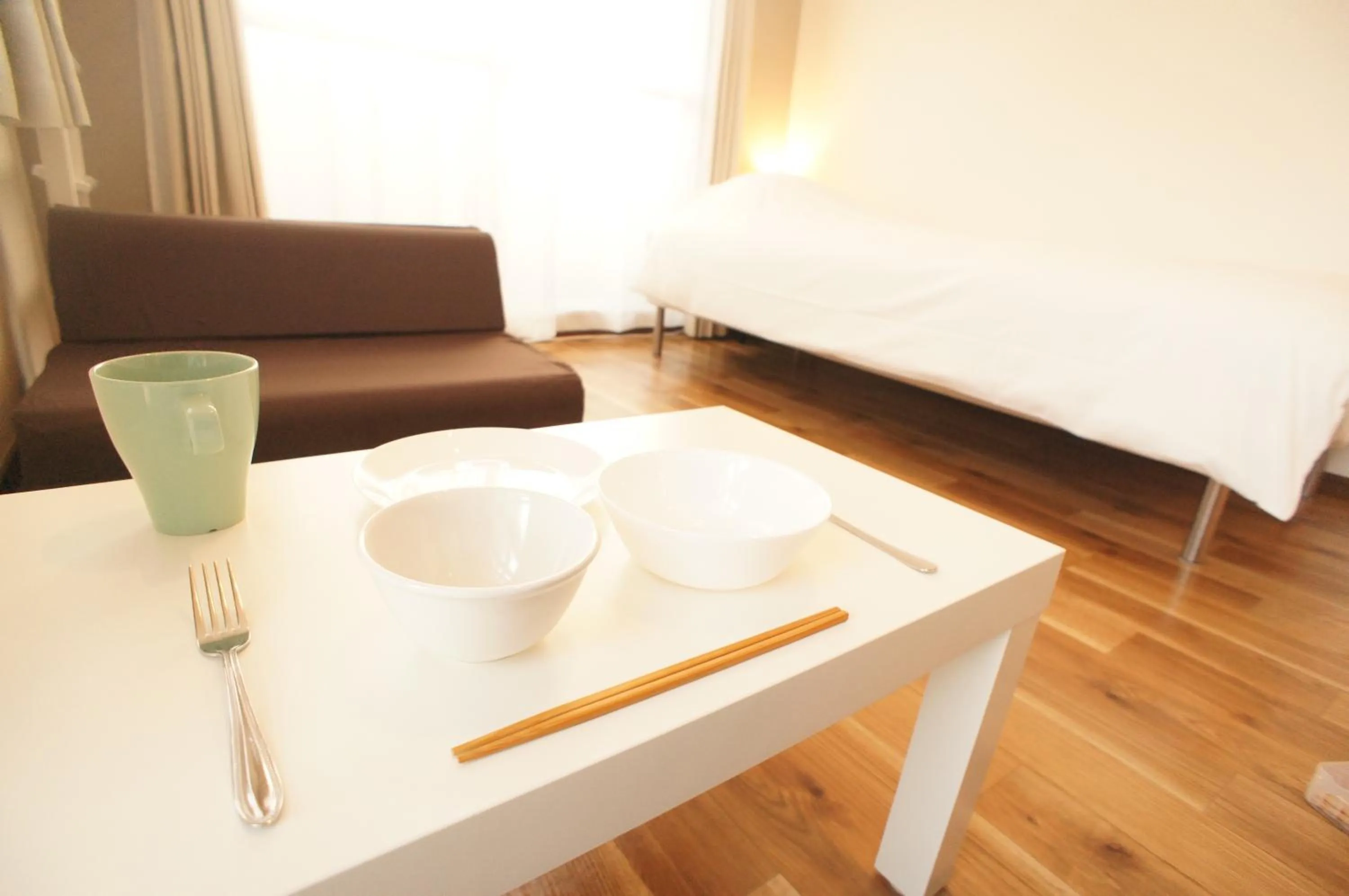 Bed in Plusone Nishikoen