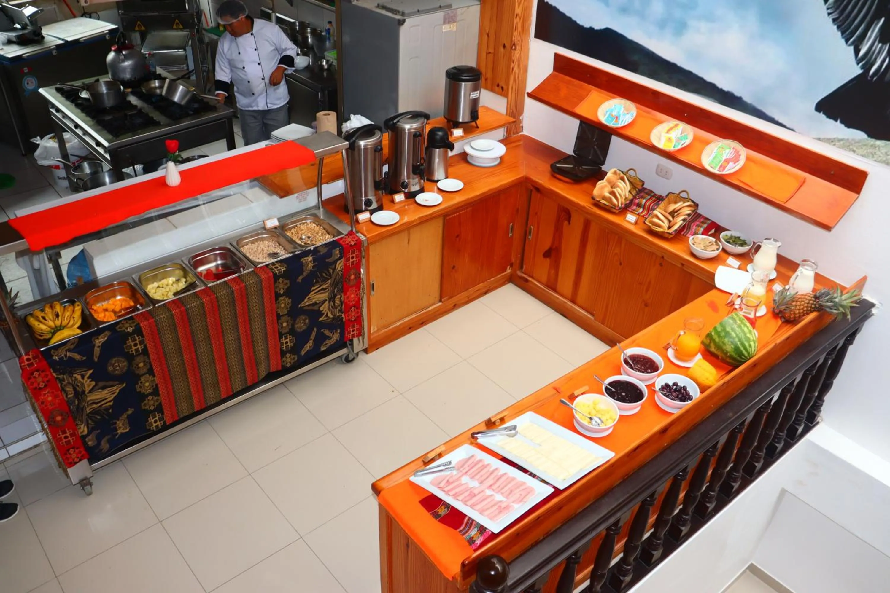 Breakfast in Fenix Hotel Machupicchu