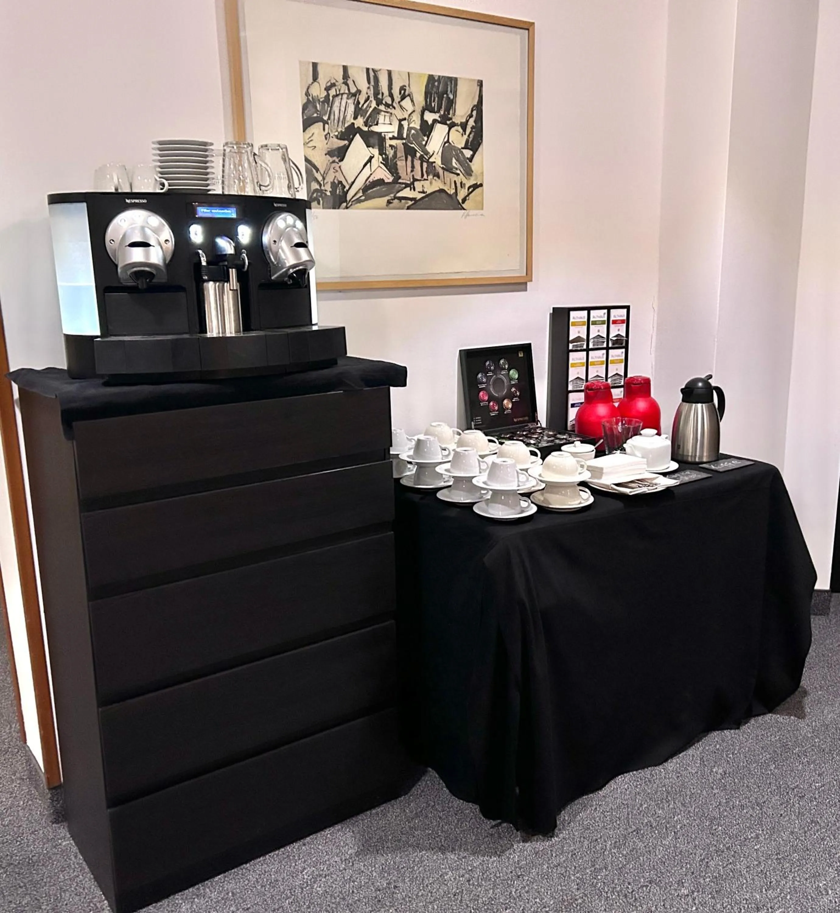 Coffee/tea facilities in Hotel Erzgiesserei Europe