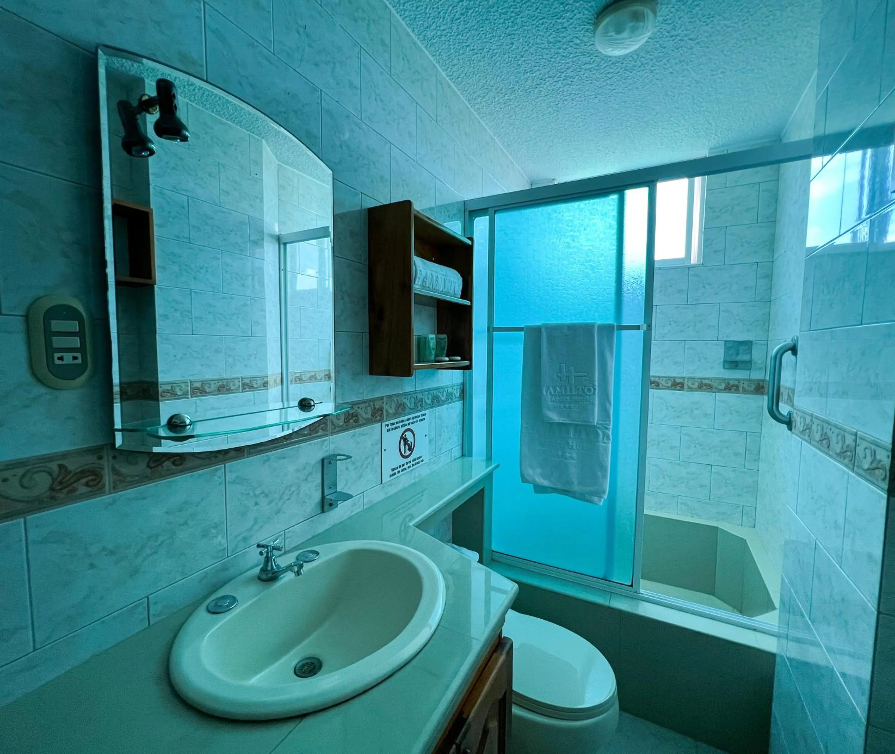 Bathroom in Apart Hotel Hamilton