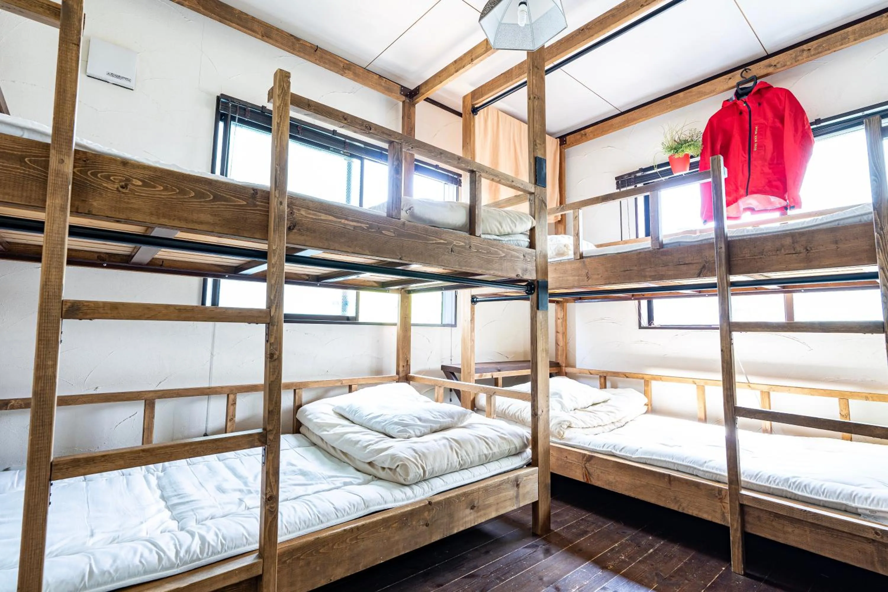 Photo of the whole room, Bed in Sendai Guest House UMEBACHI