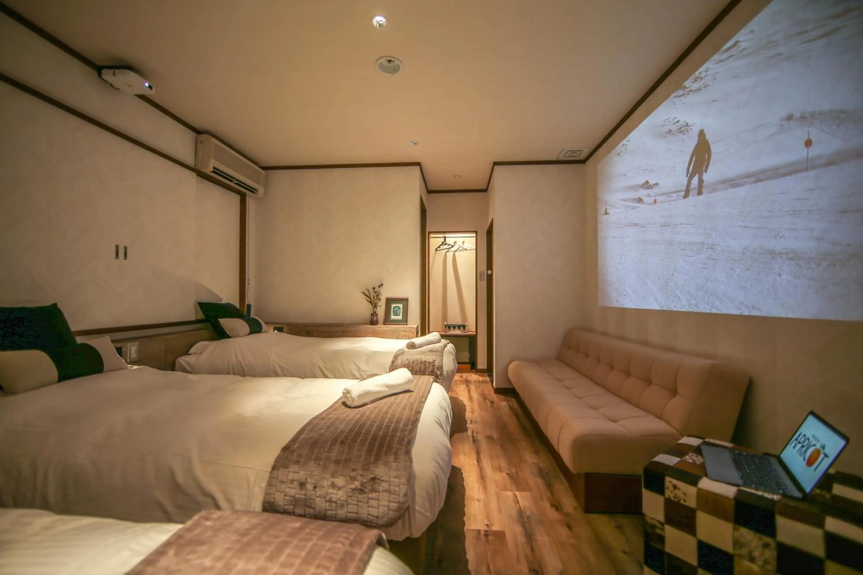 Bed in Apricot Pension