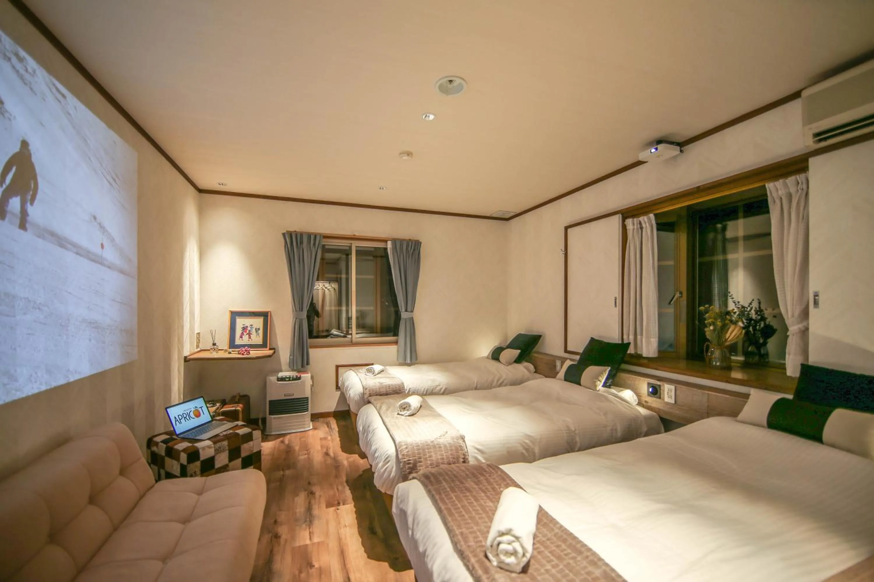 Bed in Apricot Pension