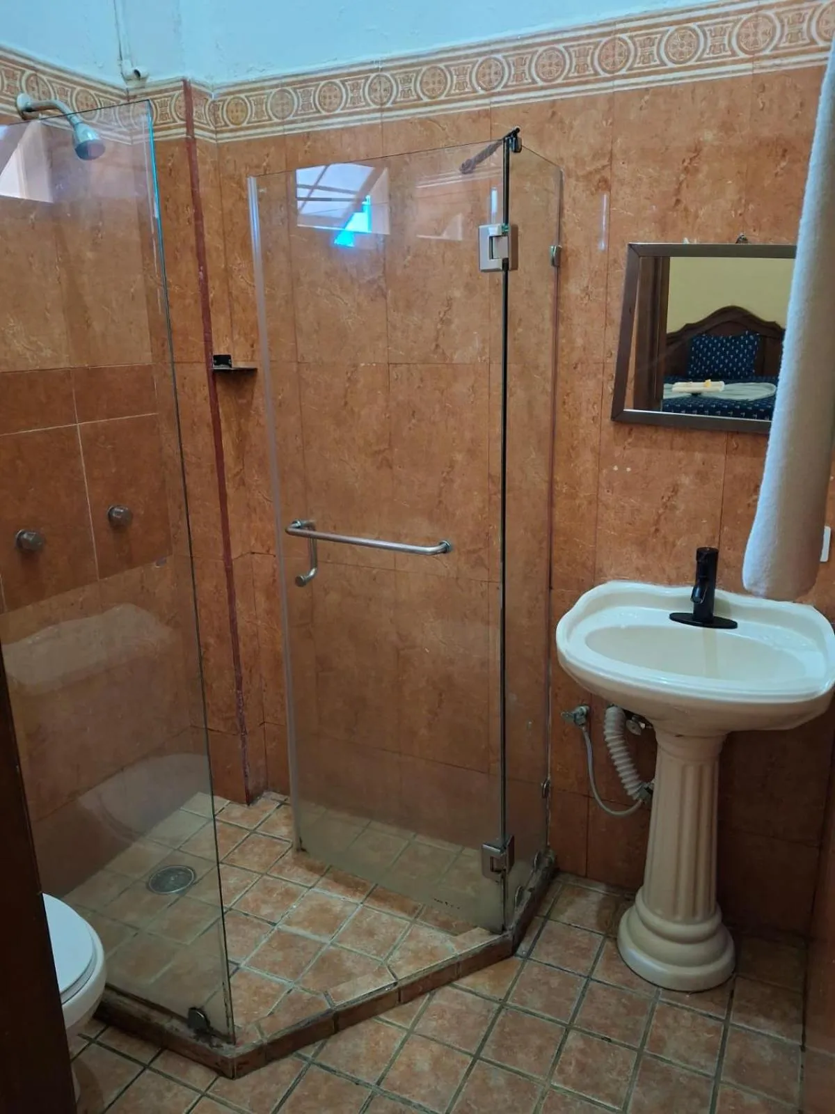 Shower in Hotel Colonos Los Cabos