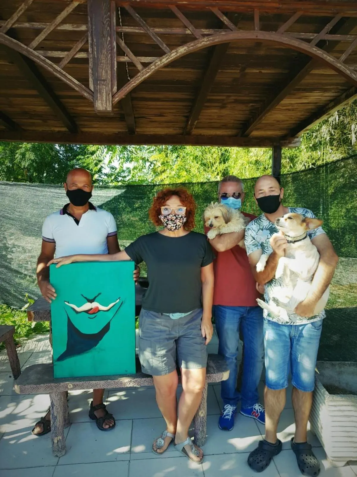 Garden in La casa sul tetto, Room's & Glamping