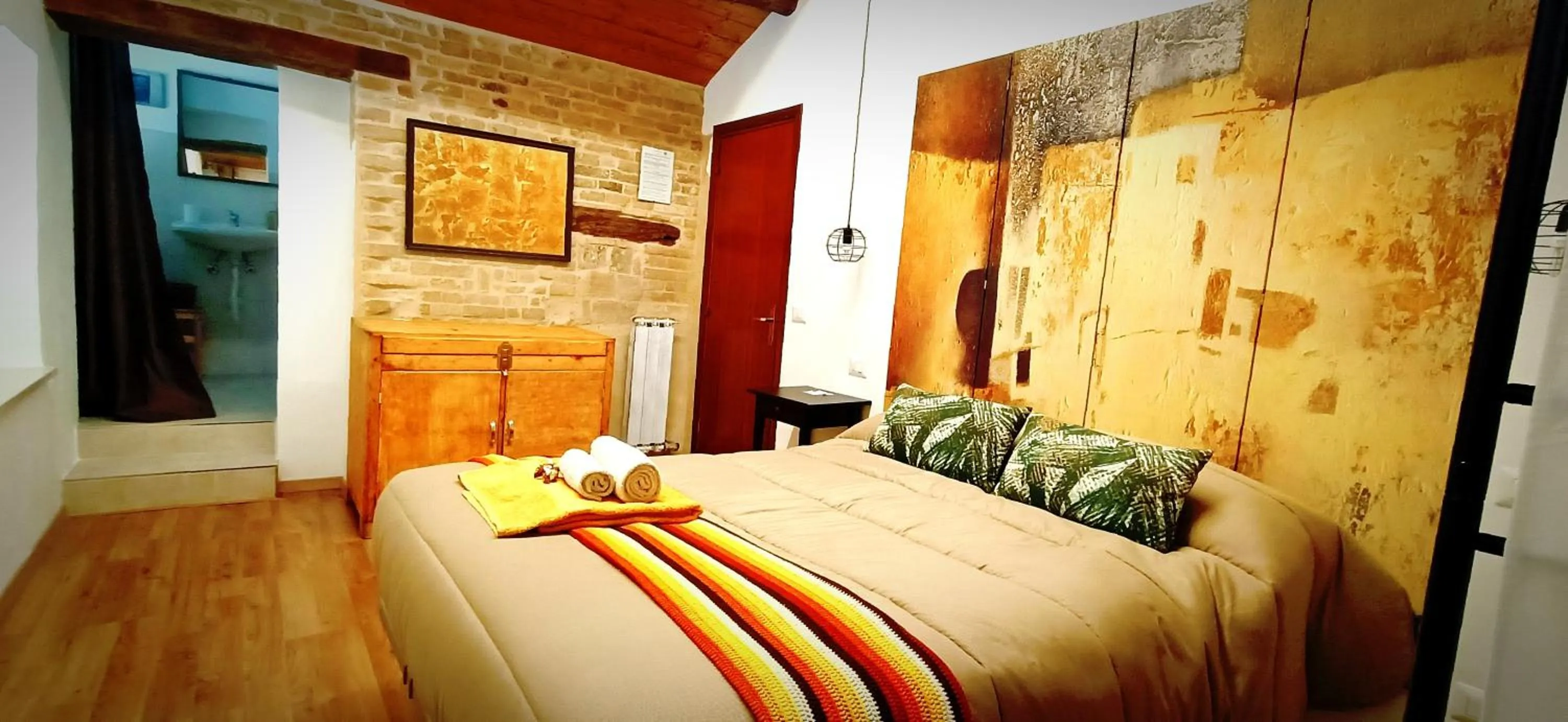 Winter, Bed in La casa sul tetto, Room's & Glamping