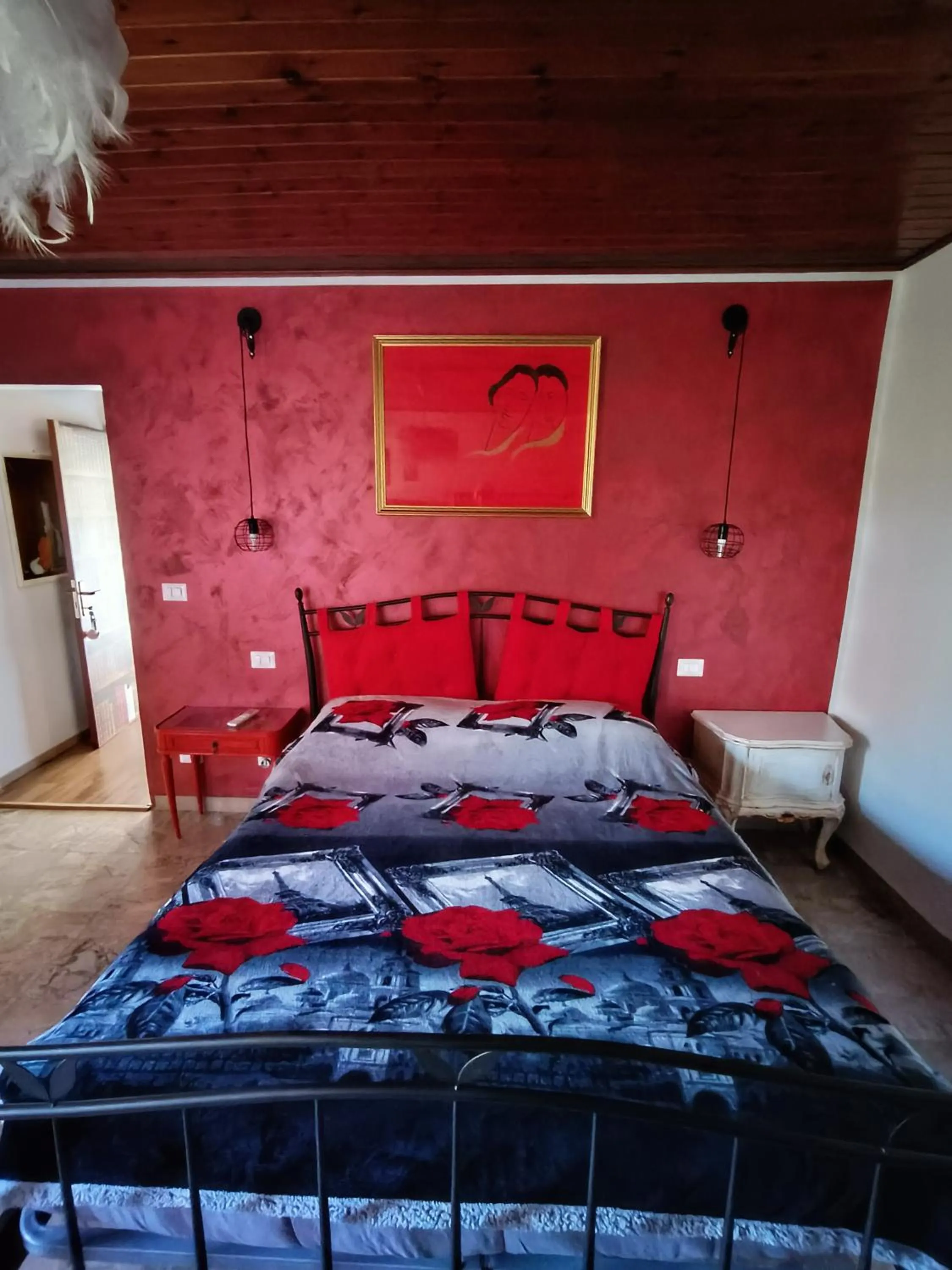 Bedroom, Bed in La casa sul tetto, Room's & Glamping