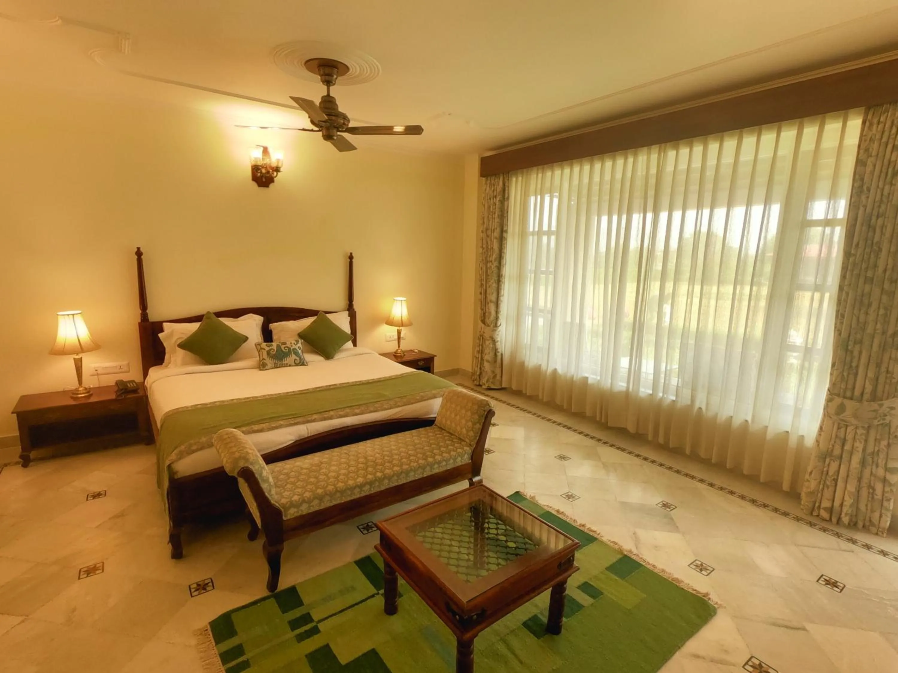 Bedroom, Bed in Sariska Safari Lodge