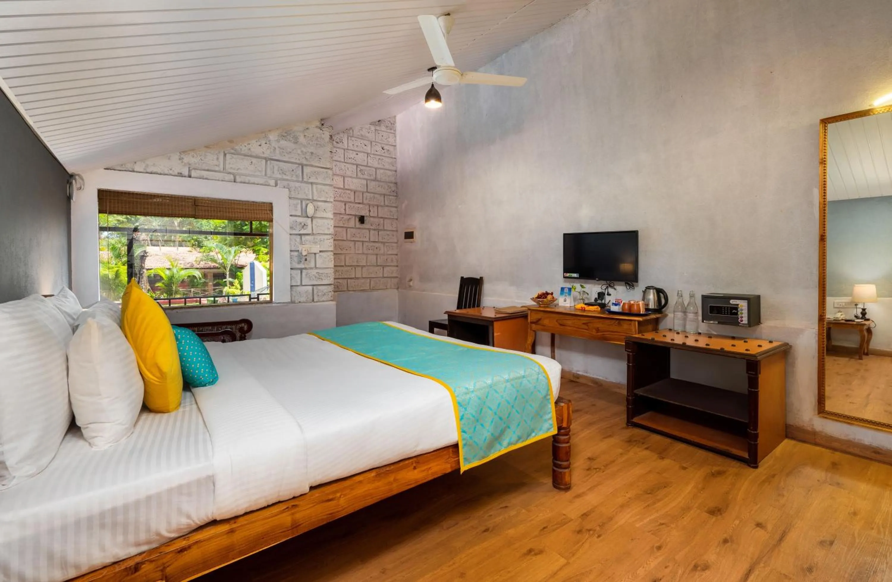 Bedroom, Bed in Lotus an Eco Beach Resort Dapoli Murud