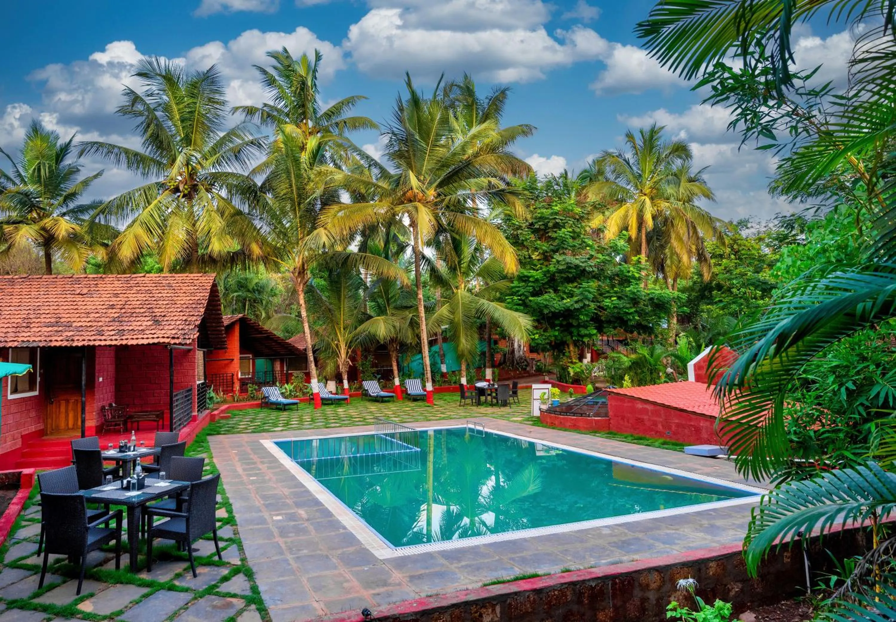 Swimming pool in Lotus an Eco Beach Resort Dapoli Murud