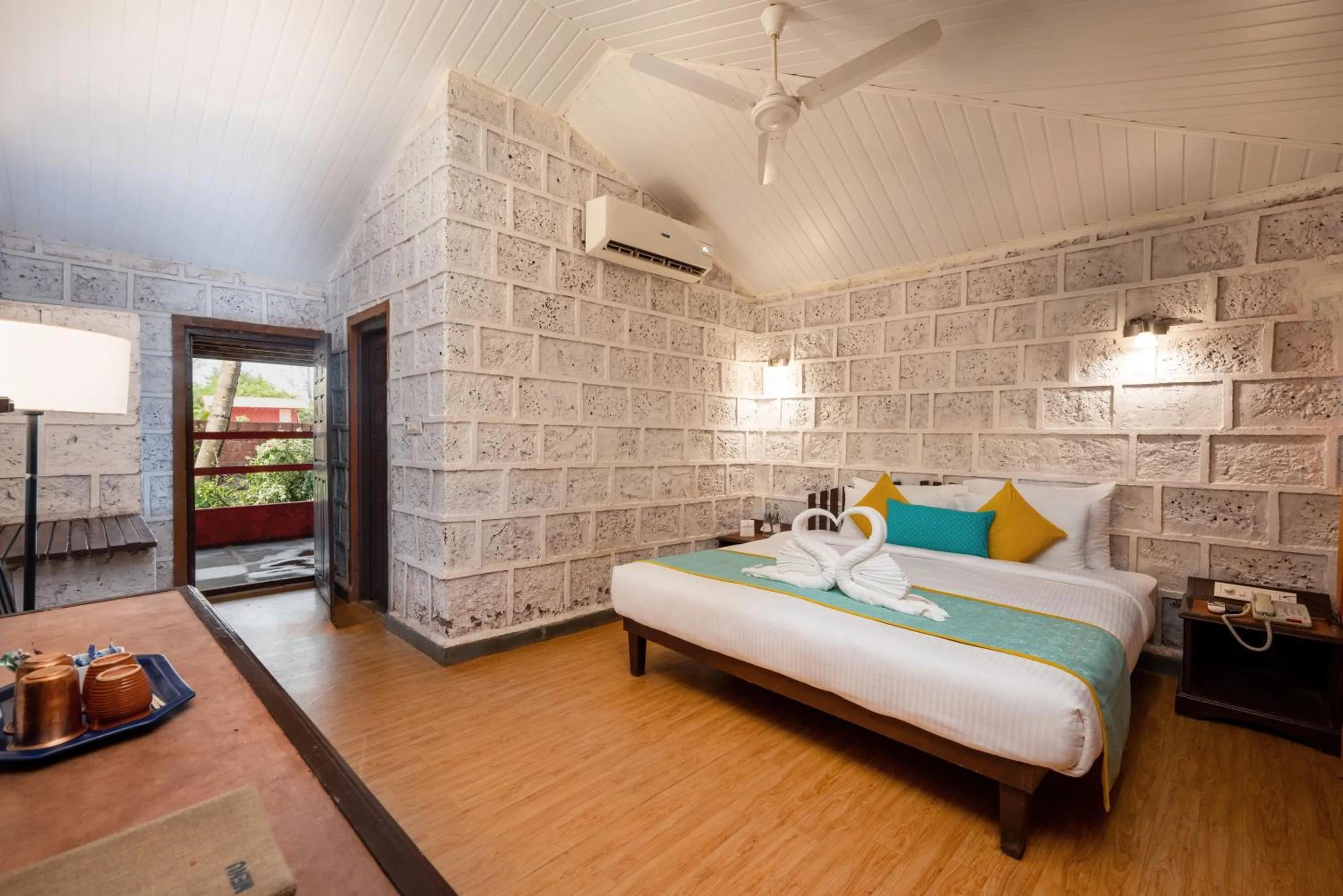Bedroom, Bed in Lotus an Eco Beach Resort Dapoli Murud