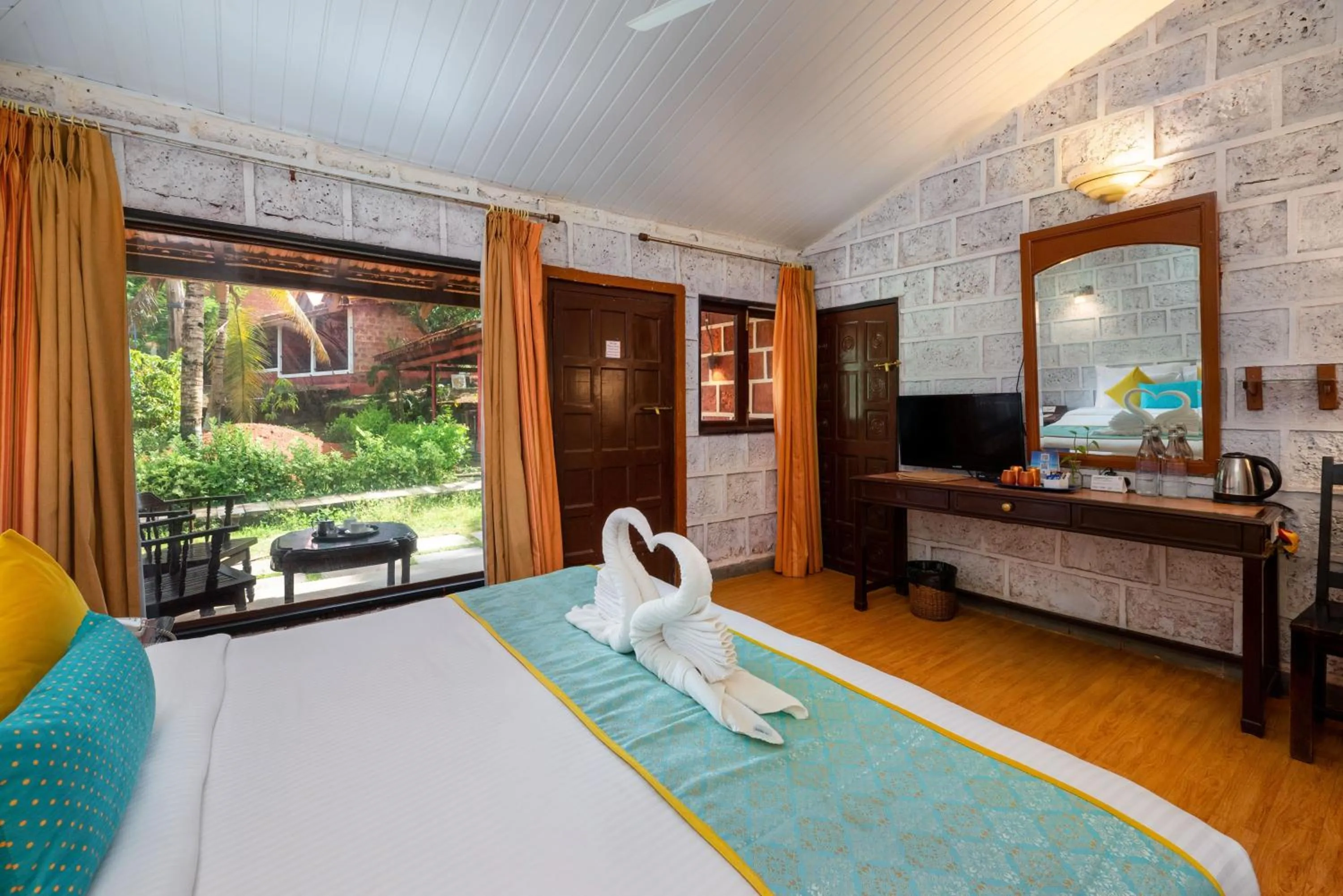 Bedroom, Bed in Lotus an Eco Beach Resort Dapoli Murud