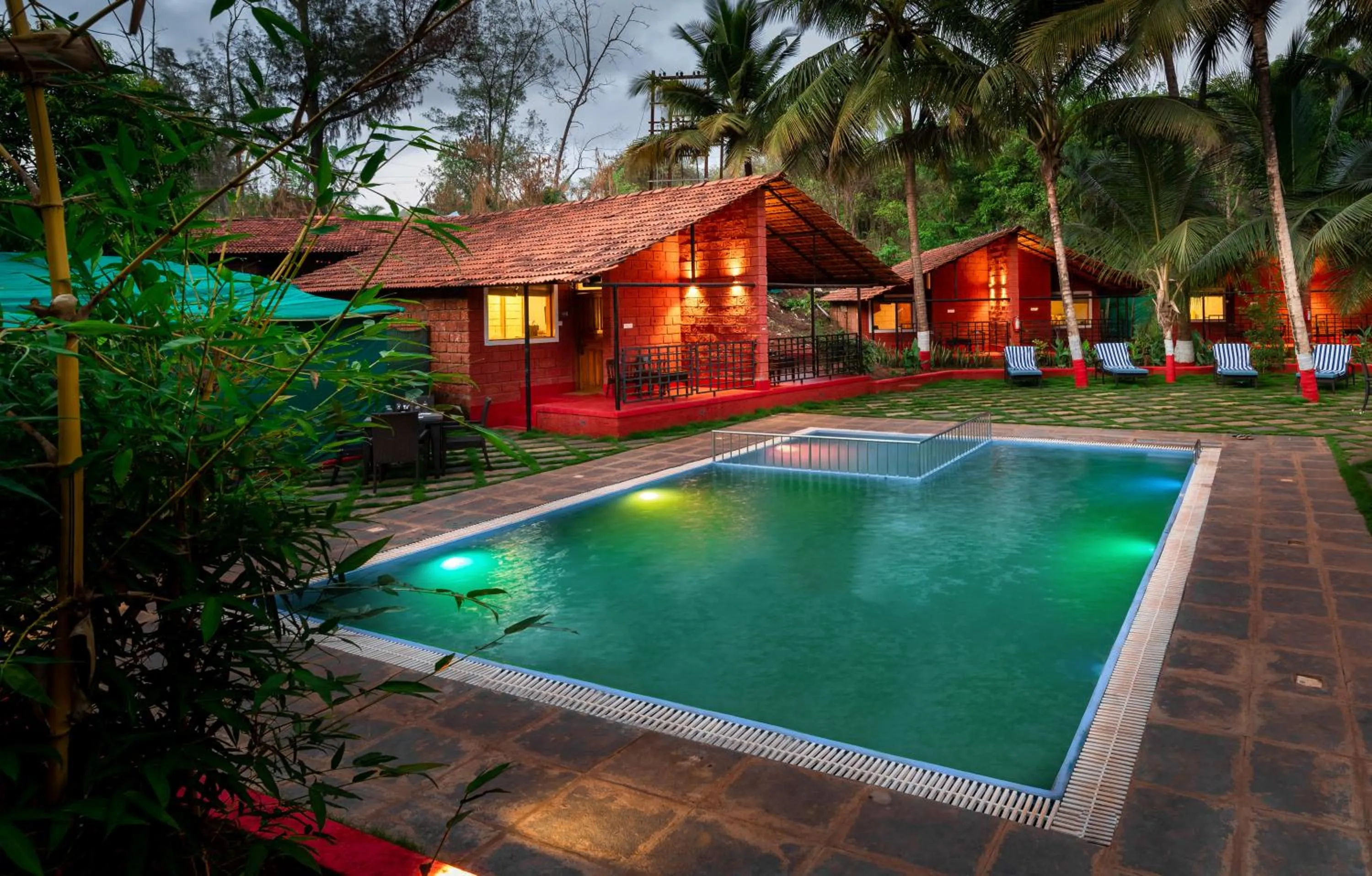 Swimming pool in Lotus an Eco Beach Resort Dapoli Murud