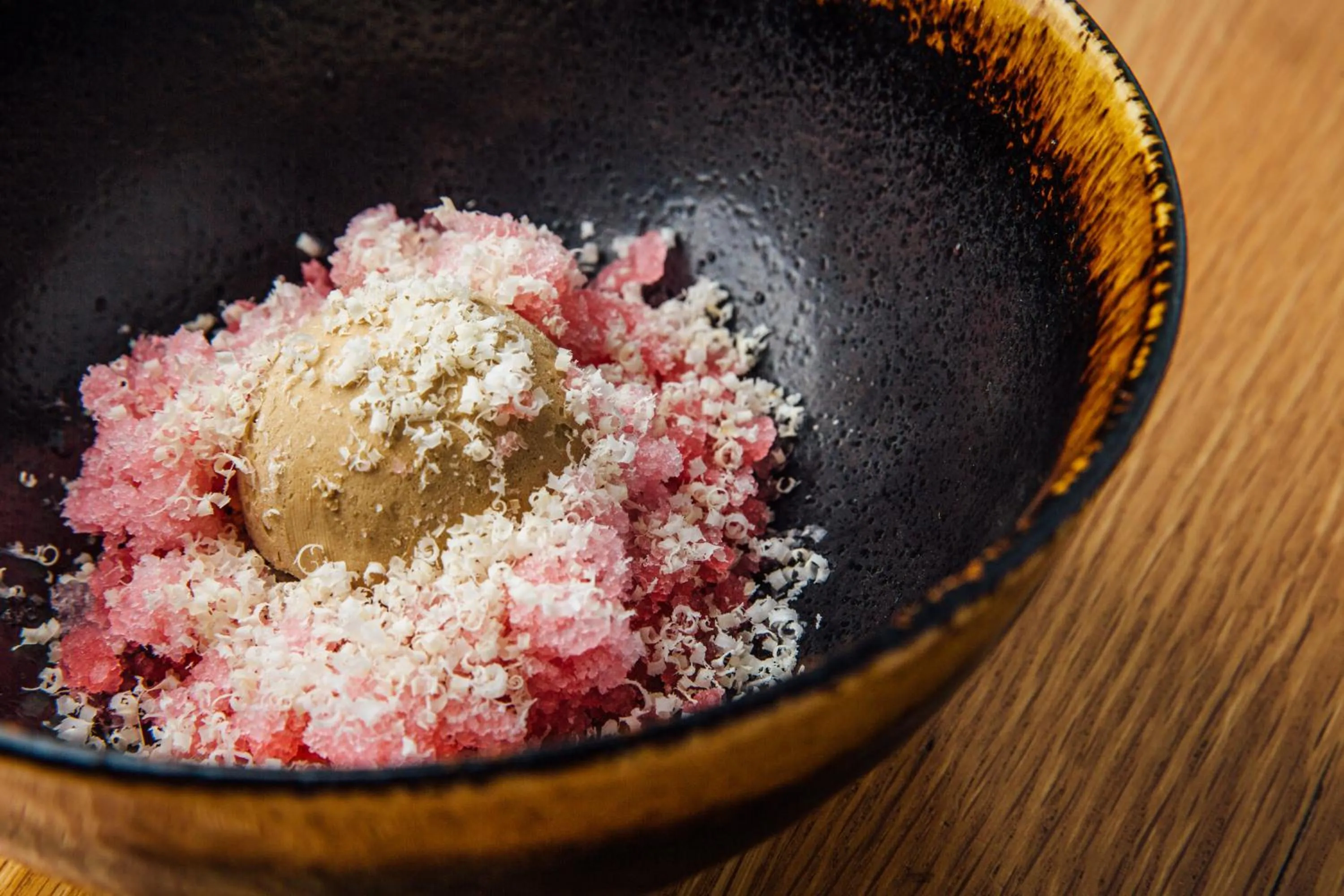 Food close-up in The Louise