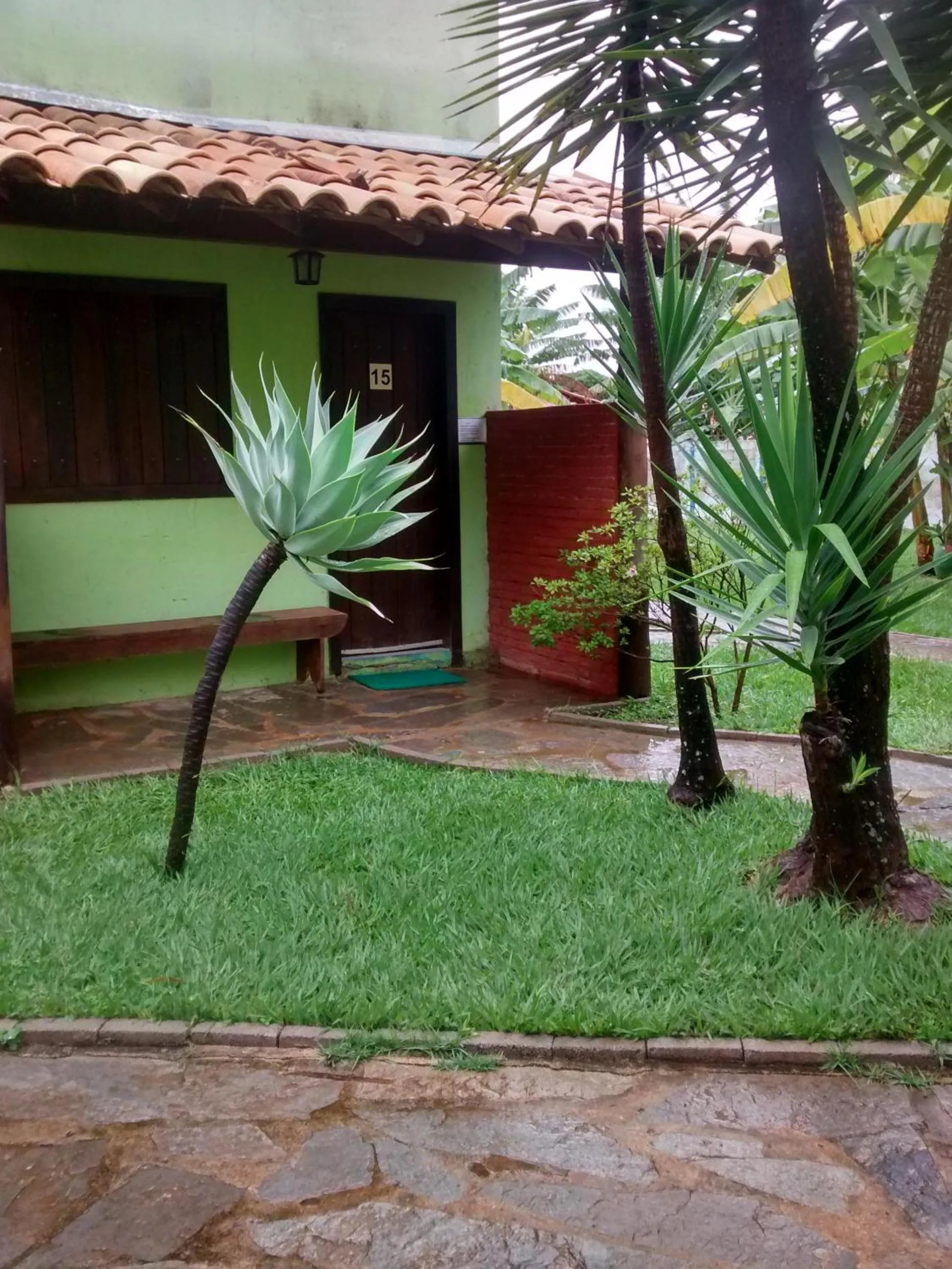 Balcony/Terrace in Pousada Banana Cipó