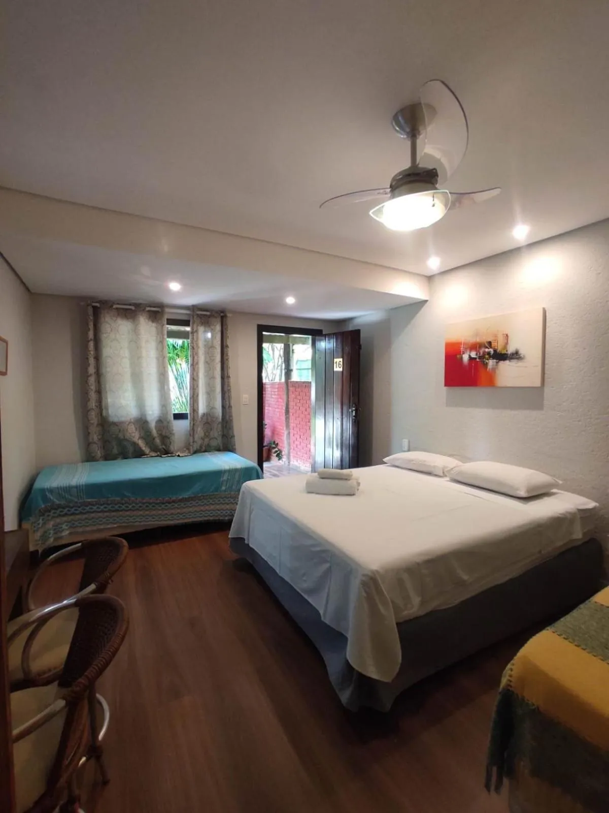 Bedroom, Bed in Pousada Banana Cipó