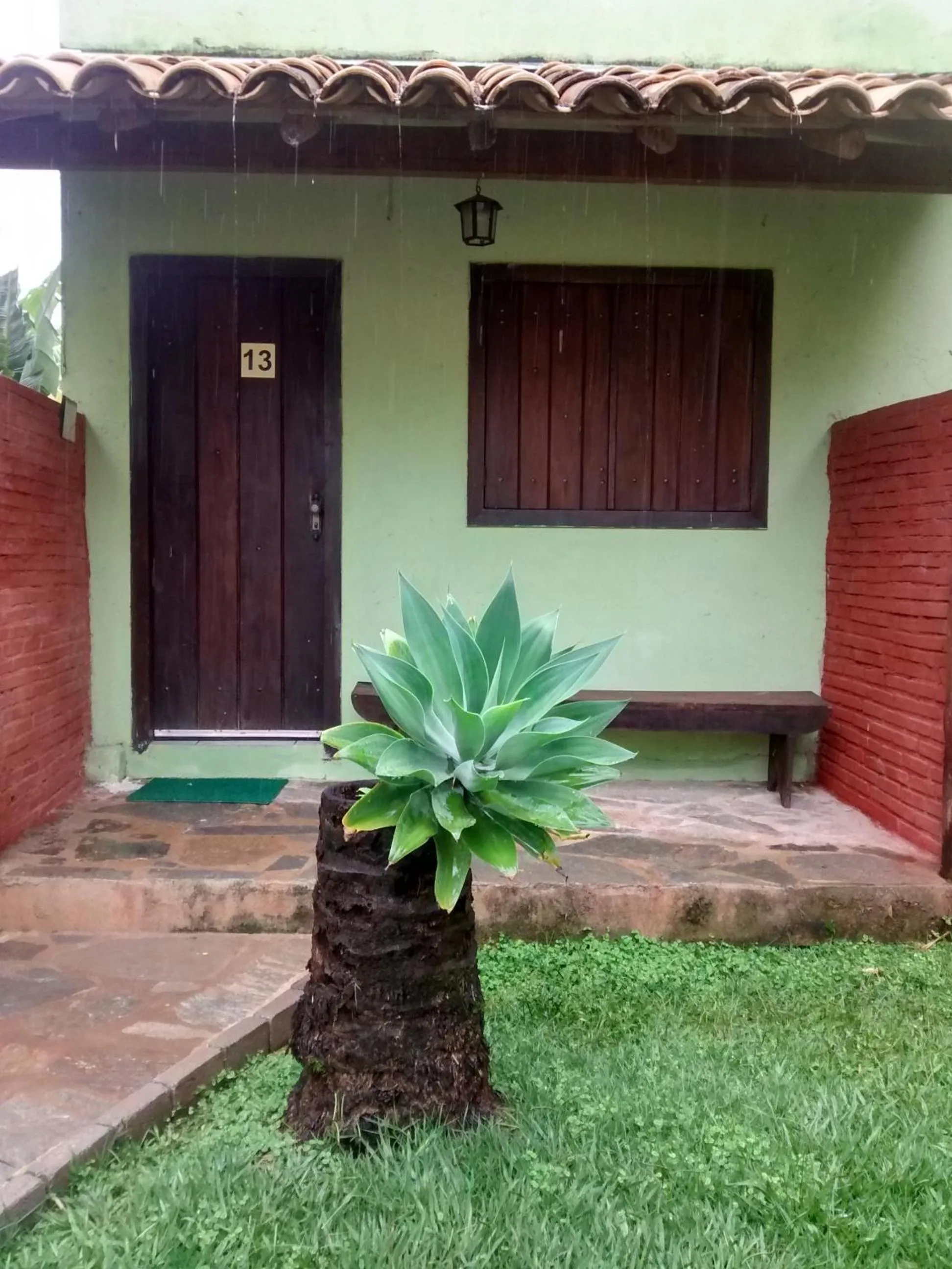 Balcony/Terrace in Pousada Banana Cipó
