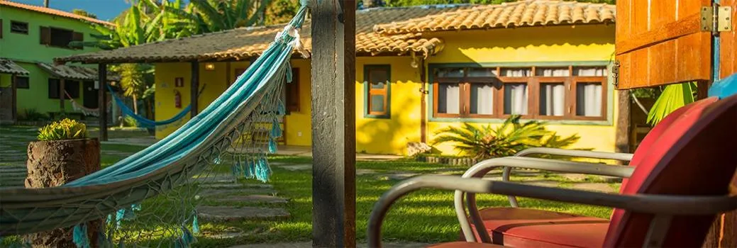 Patio in Pousada Banana Cipó