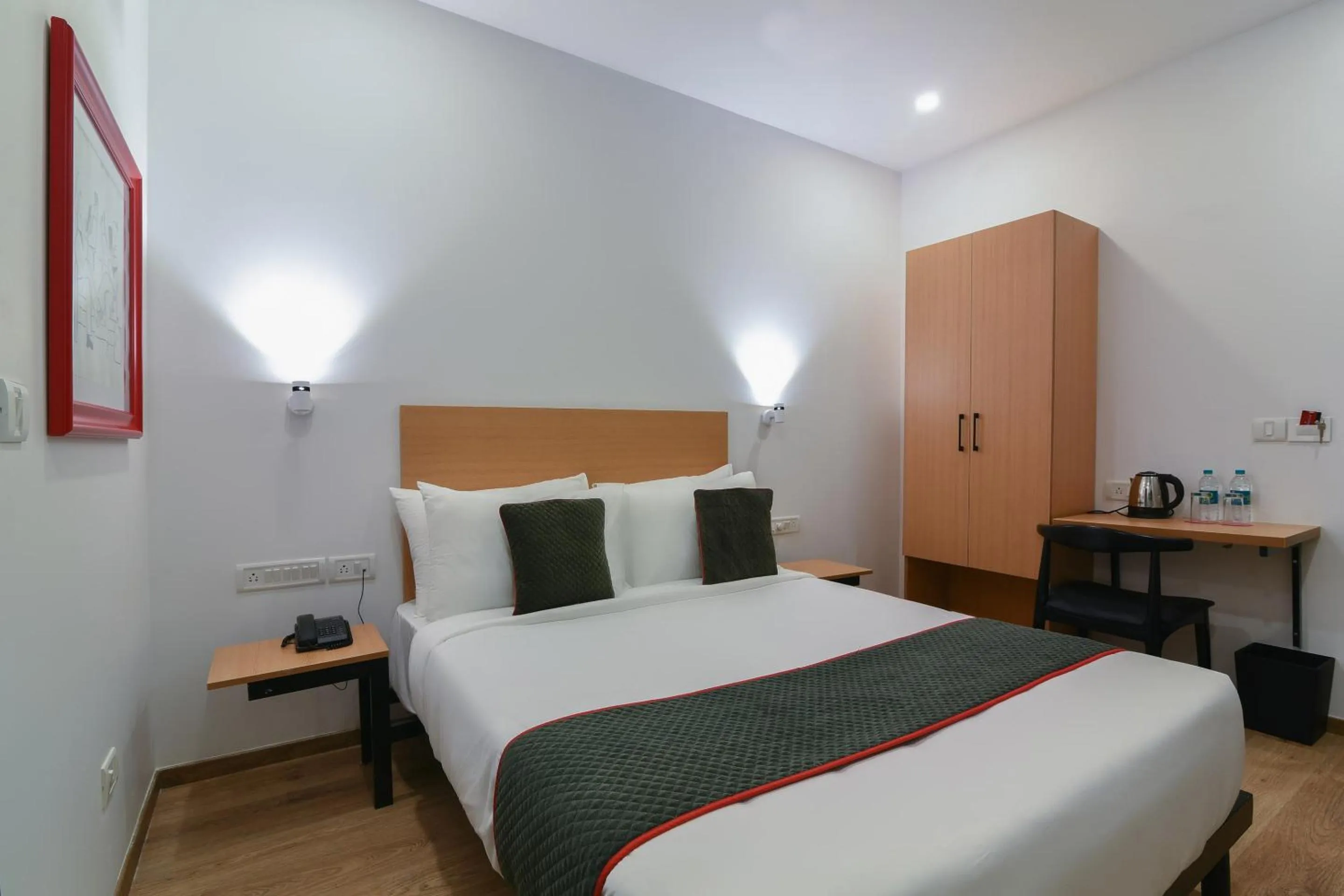 Bedroom, Bed in Super Townhouse Spruce Hotels Bellandur